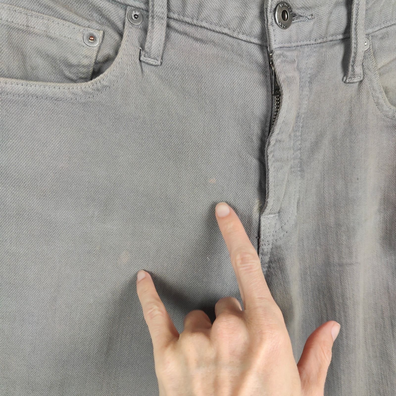 Bonobos Bonobos Travel Jeans Mens 30x34 Gray Preppy Casual Stretch Size US 30 / EU 46 - 3 Thumbnail