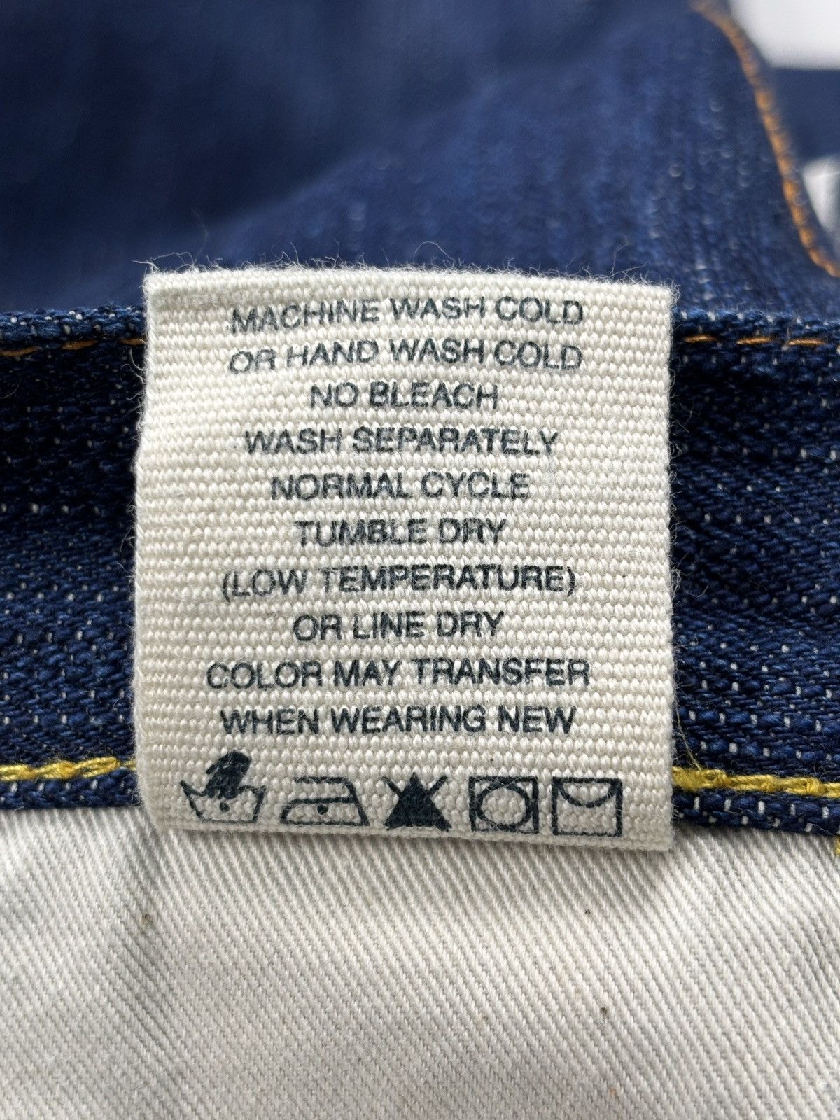 Evisu Striped Daicock Print Selvedged Jeans Size US 34 / EU 50 - 14 Thumbnail