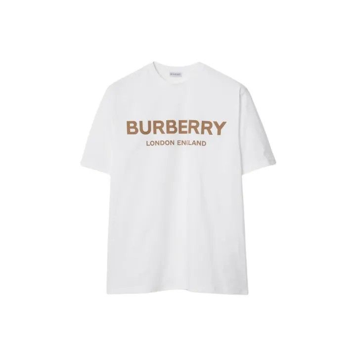 Burberry Burberry Logo Ribbed Crew Neck Short Sleeve T-Shirt Size US L / EU 52-54 / 3 - 1 Thumbnail