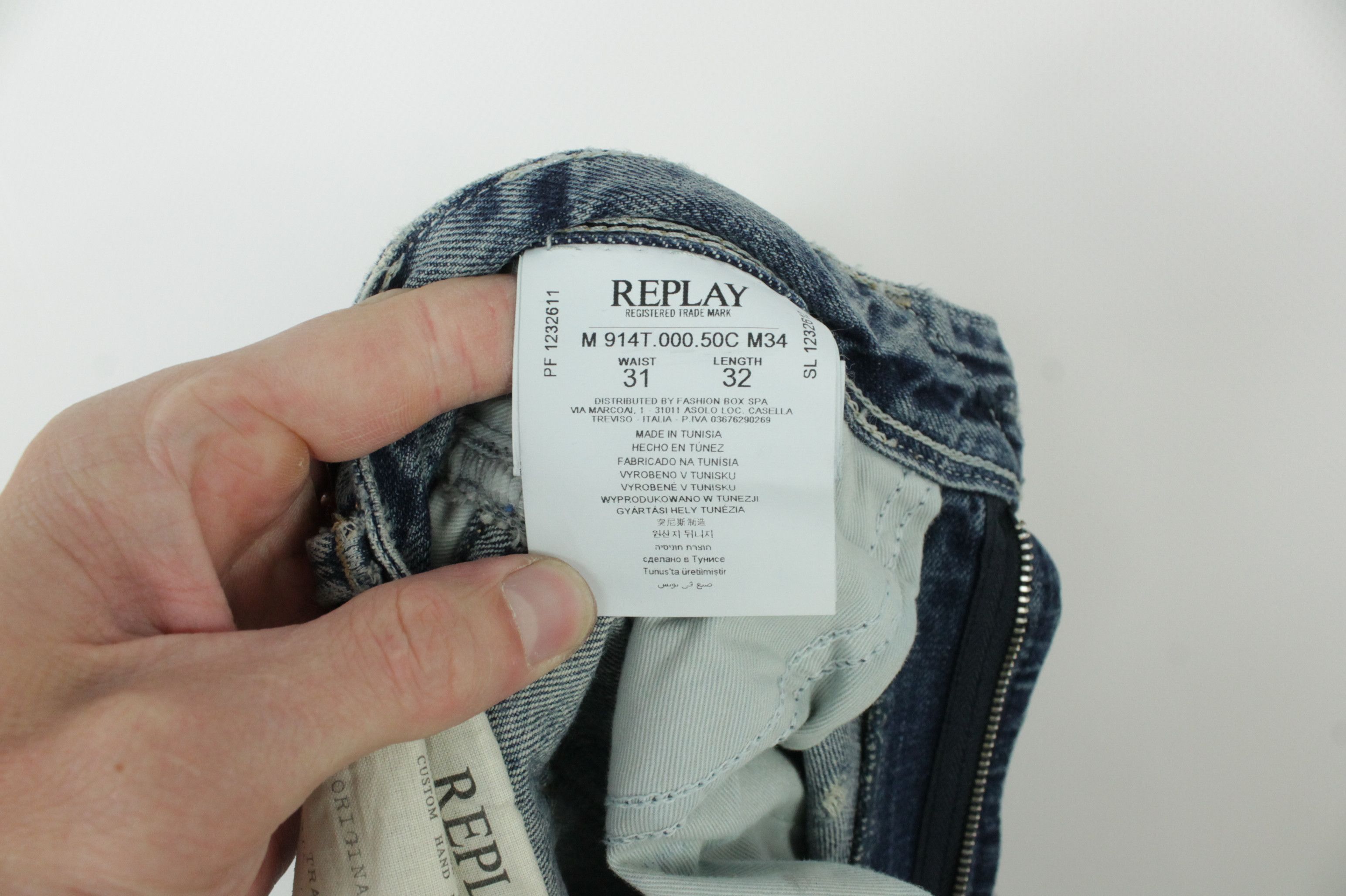 Replay Replay Maestro Denim Selection Slim Fit Distressed Jeans Size US 30 / EU 46 - 11 Thumbnail