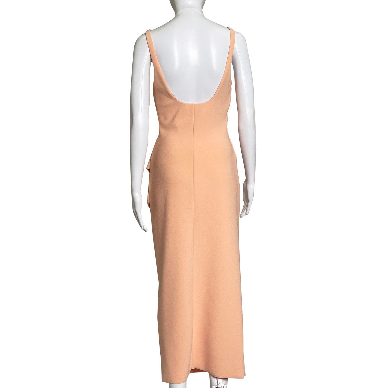 BEC + BRIDGE Peach Karina Tuck Midi Dress Size M / US 6-8 / IT 42-44 - 3 Thumbnail