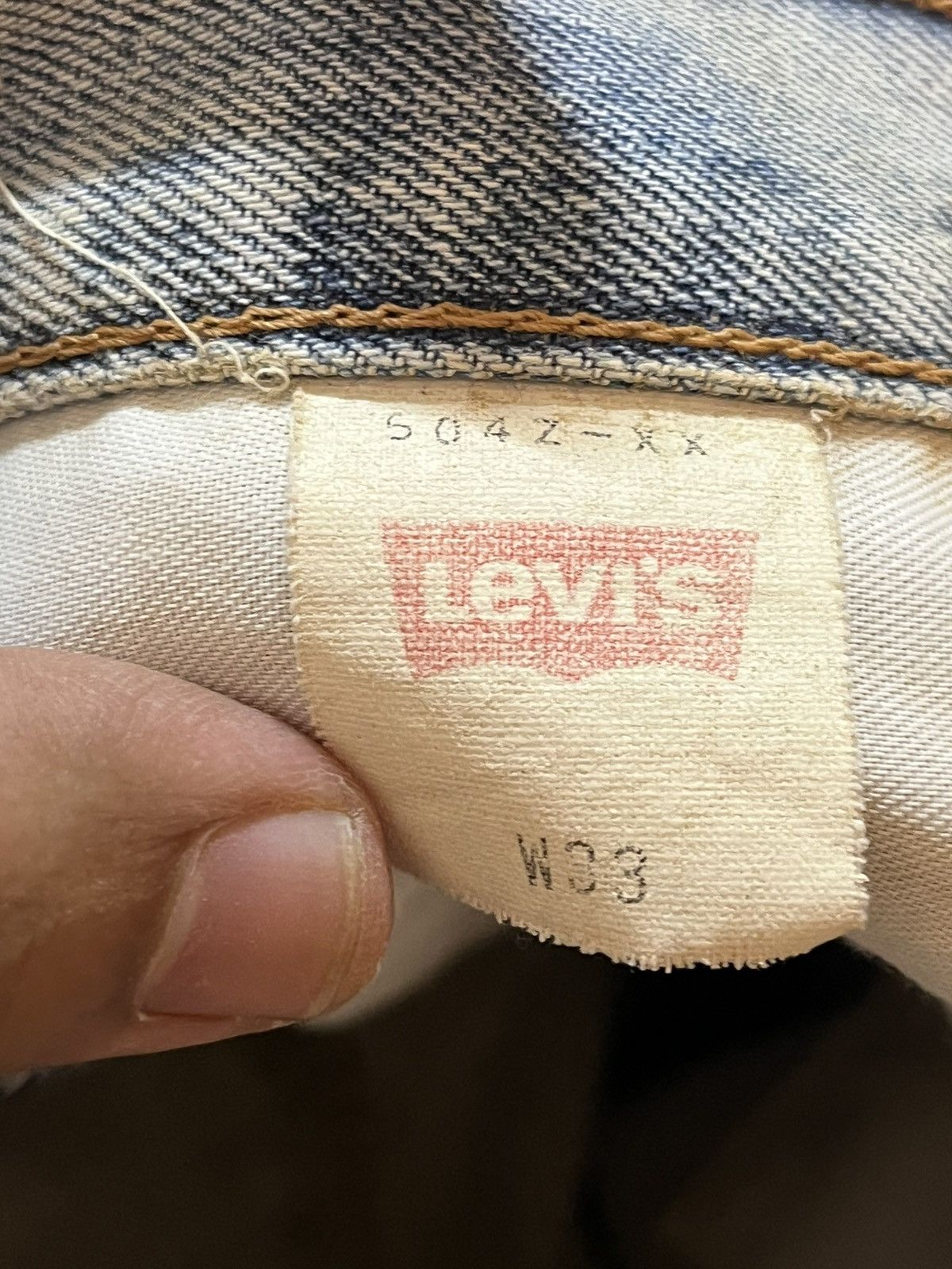 Levi's Vintage Clothing Vintage Levi’s 504 Big E Selvedge Mudwash Denim Size US 31 - 9 Thumbnail