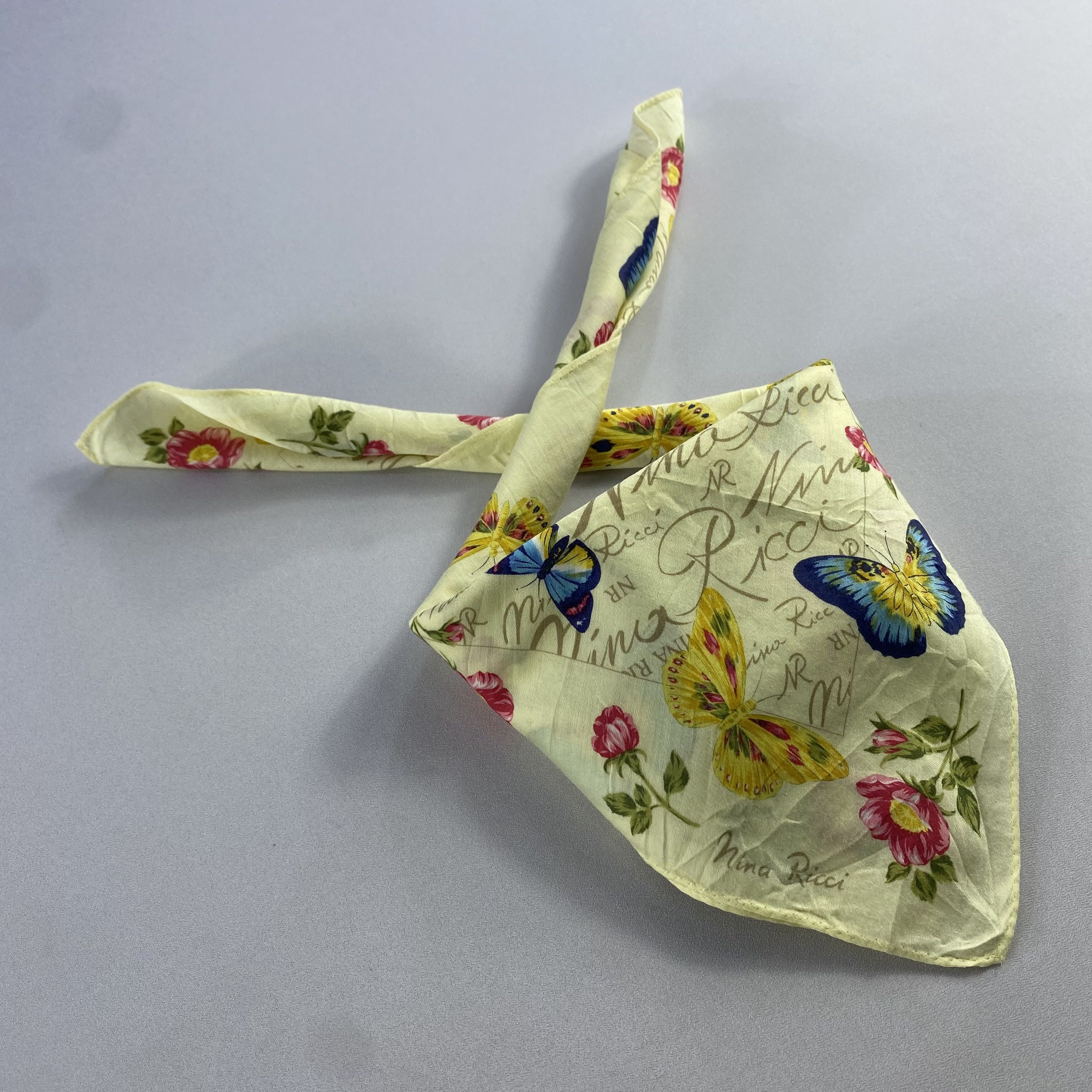 Vintage Nina Ricci Bandana/ Handkerchief / Neckerchief Size ONE SIZE - 2 Thumbnail