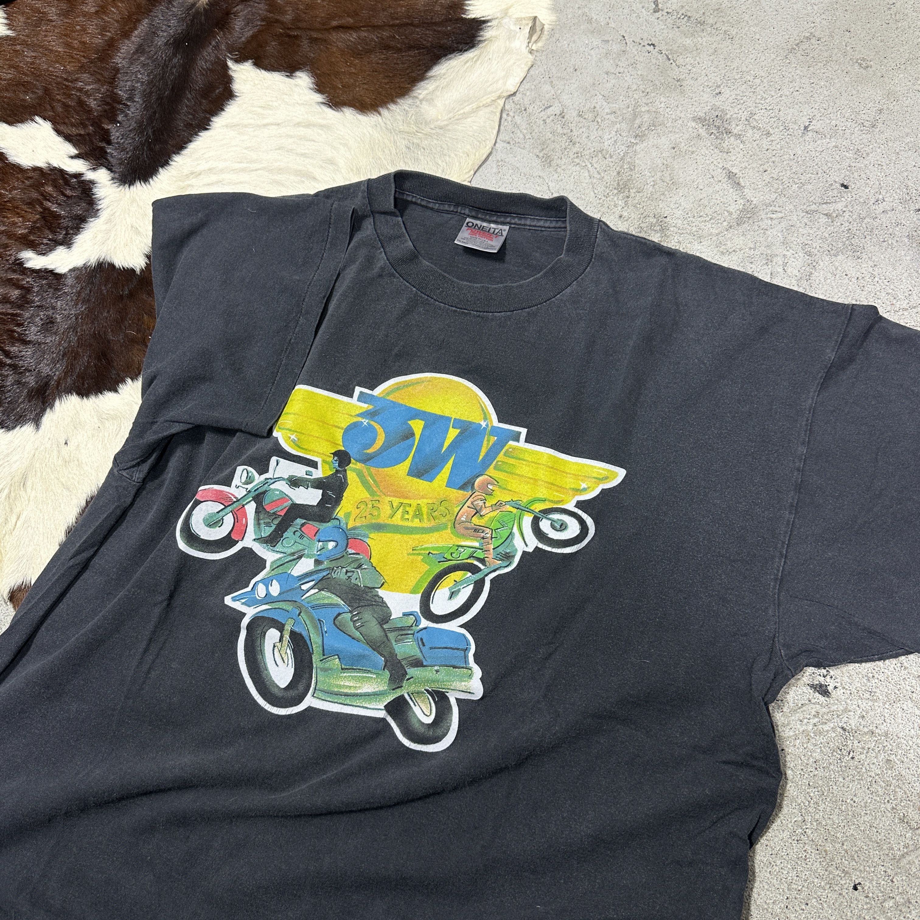 Vintage Vintage Streetwear Sporty 3W Moto Racing T-shirt 90s Size US XXL / EU 58 / 5 - 4 Thumbnail