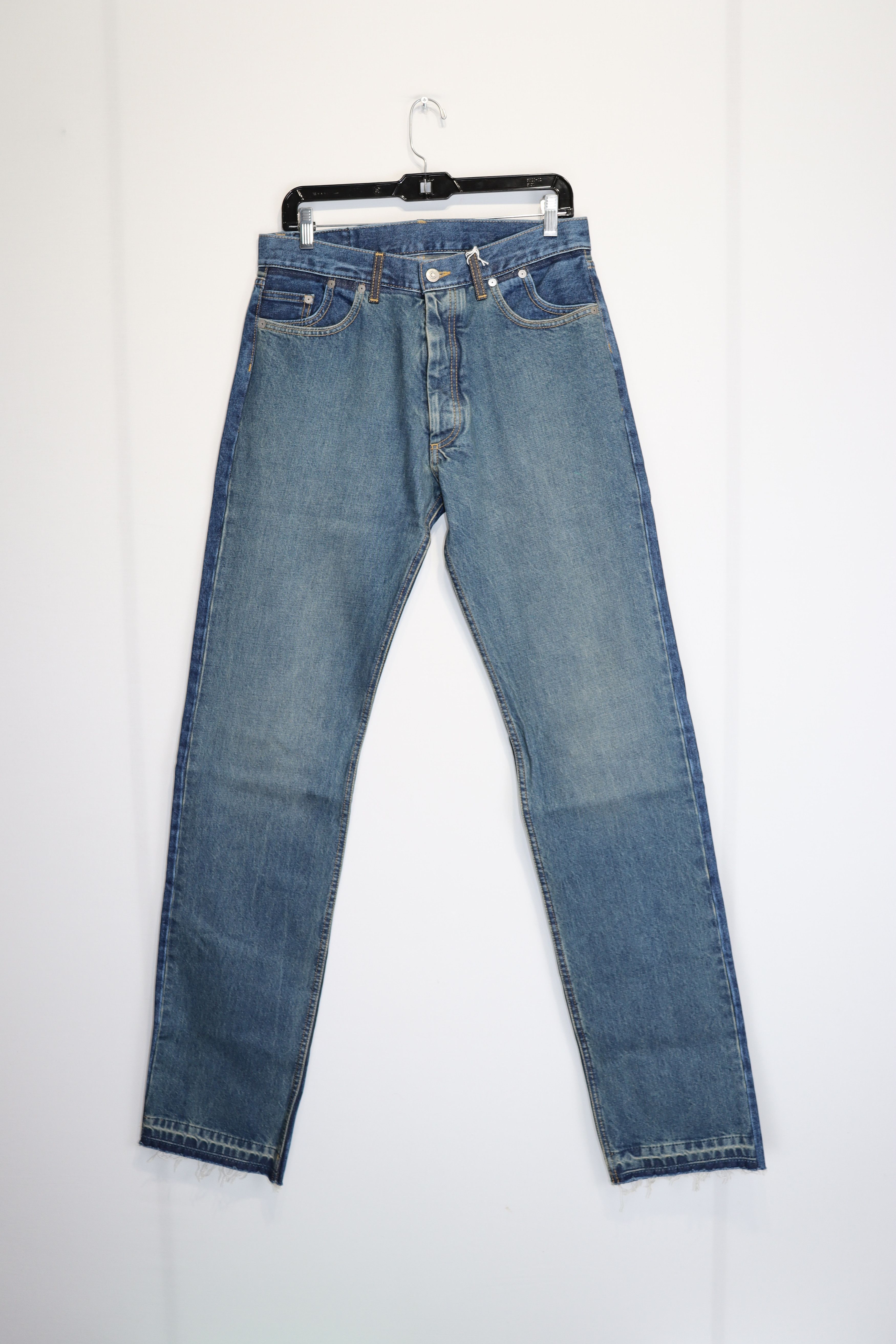 Maison Margiela o1rshd1 Denim Jeans in Blue Size US 31 - 1 Thumbnail
