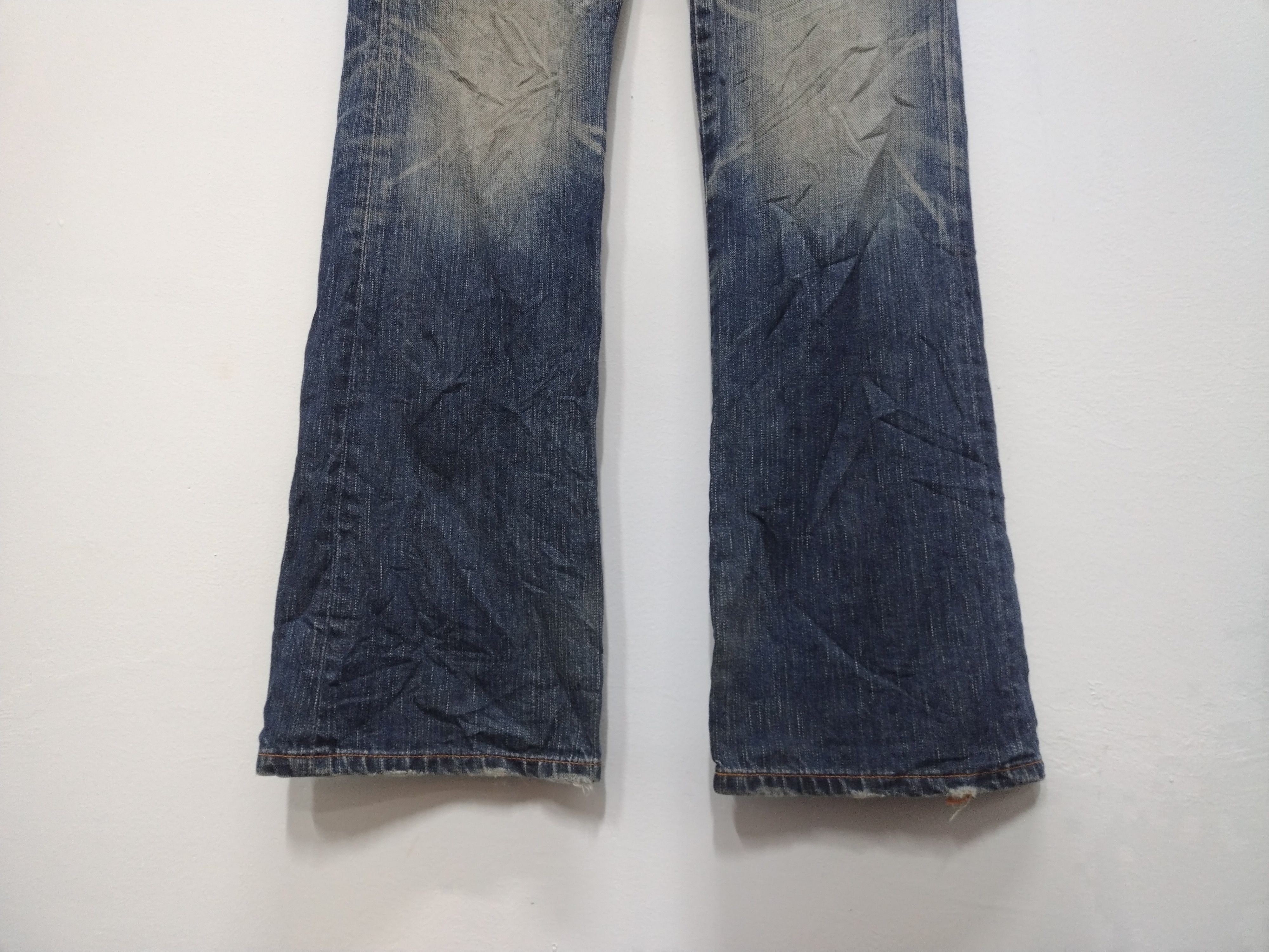 Edwin × Le Grande Bleu (L.G.B.) Nice patina & character vtg Edwin 503 Pearl Button Jeans Size US 30 / EU 46 - 9 Thumbnail