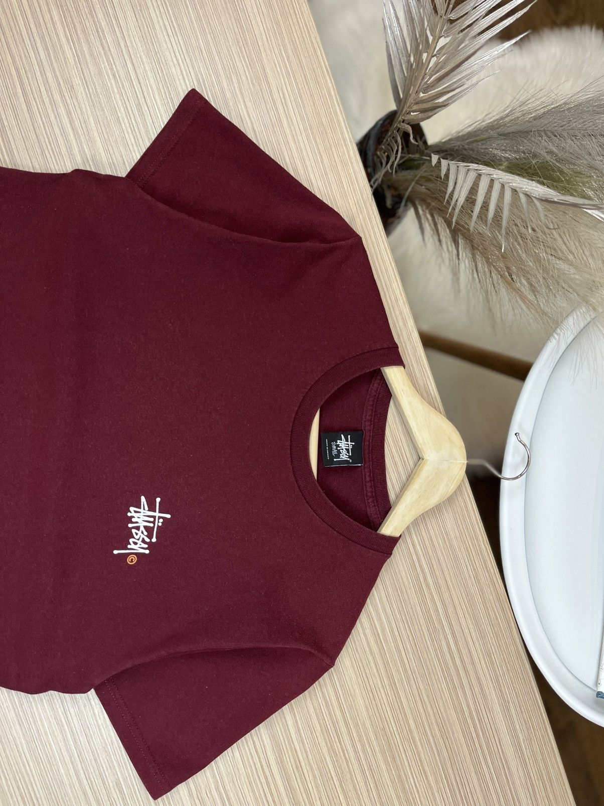 Stussy × Vintage Vintage Stussy Tee Shirt Big Logo Size US S / EU 44-46 / 1 - 4 Thumbnail