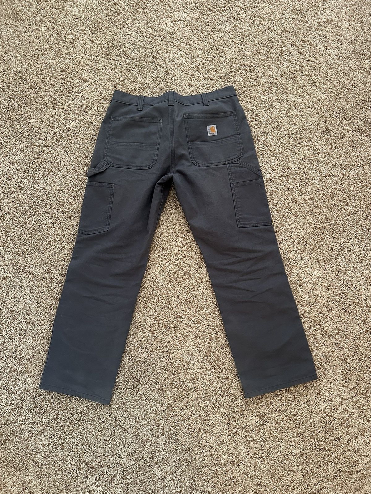 Carhartt × Vintage Grey Carhatt Pants Size US 33 - 3 Thumbnail