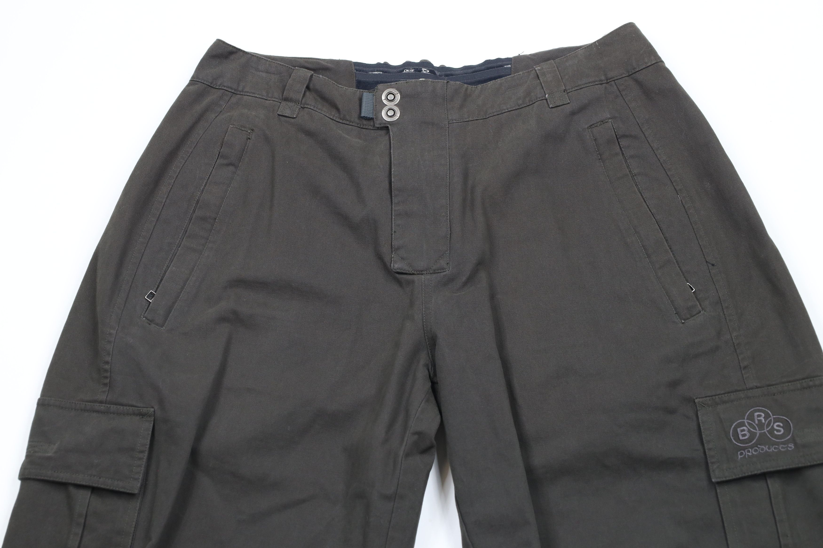 Nike × Vintage Vintage Nike BRS Products Swoosh Baggy Wide Leg Cargo Pants Size US 36 / EU 52 - 2 Thumbnail