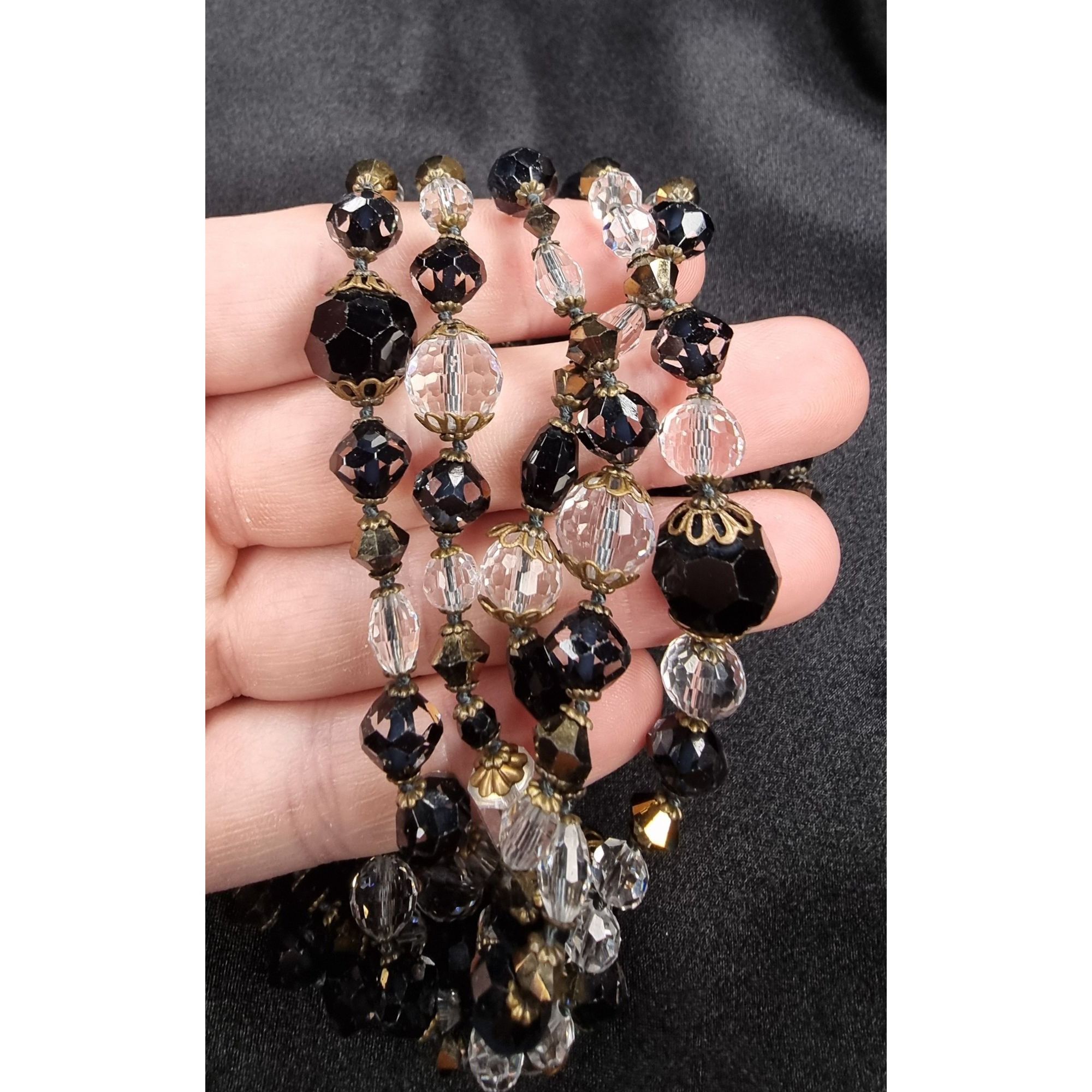Vintage Rare Find Vintage 80s-90s Multi-Strand Glass Beaded Necklace Size ONE SIZE - 2 Thumbnail