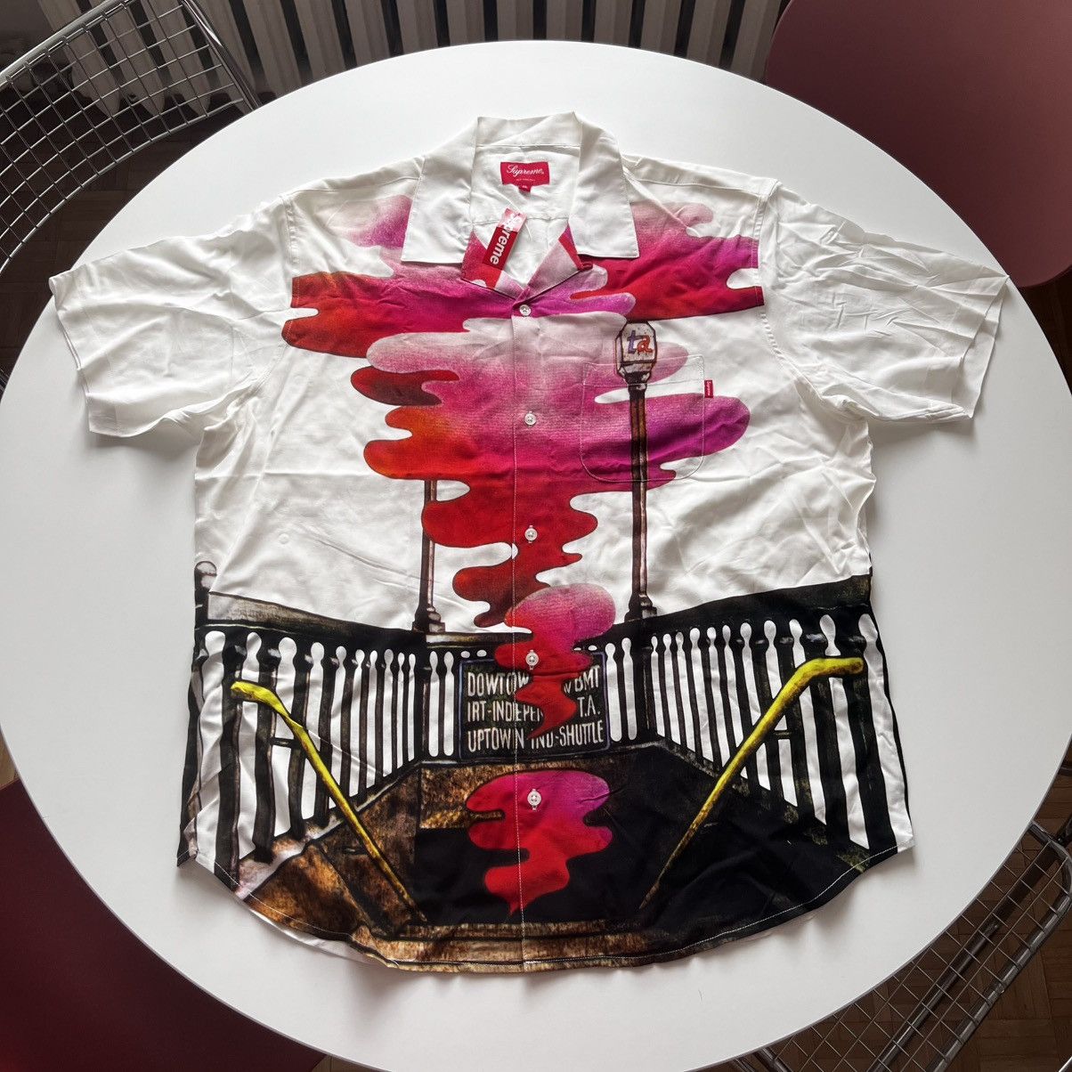 Supreme Supreme The Velvet Underground Rayon S/S Shirt White XL Size US XL / EU 56 / 4 - 1 Thumbnail