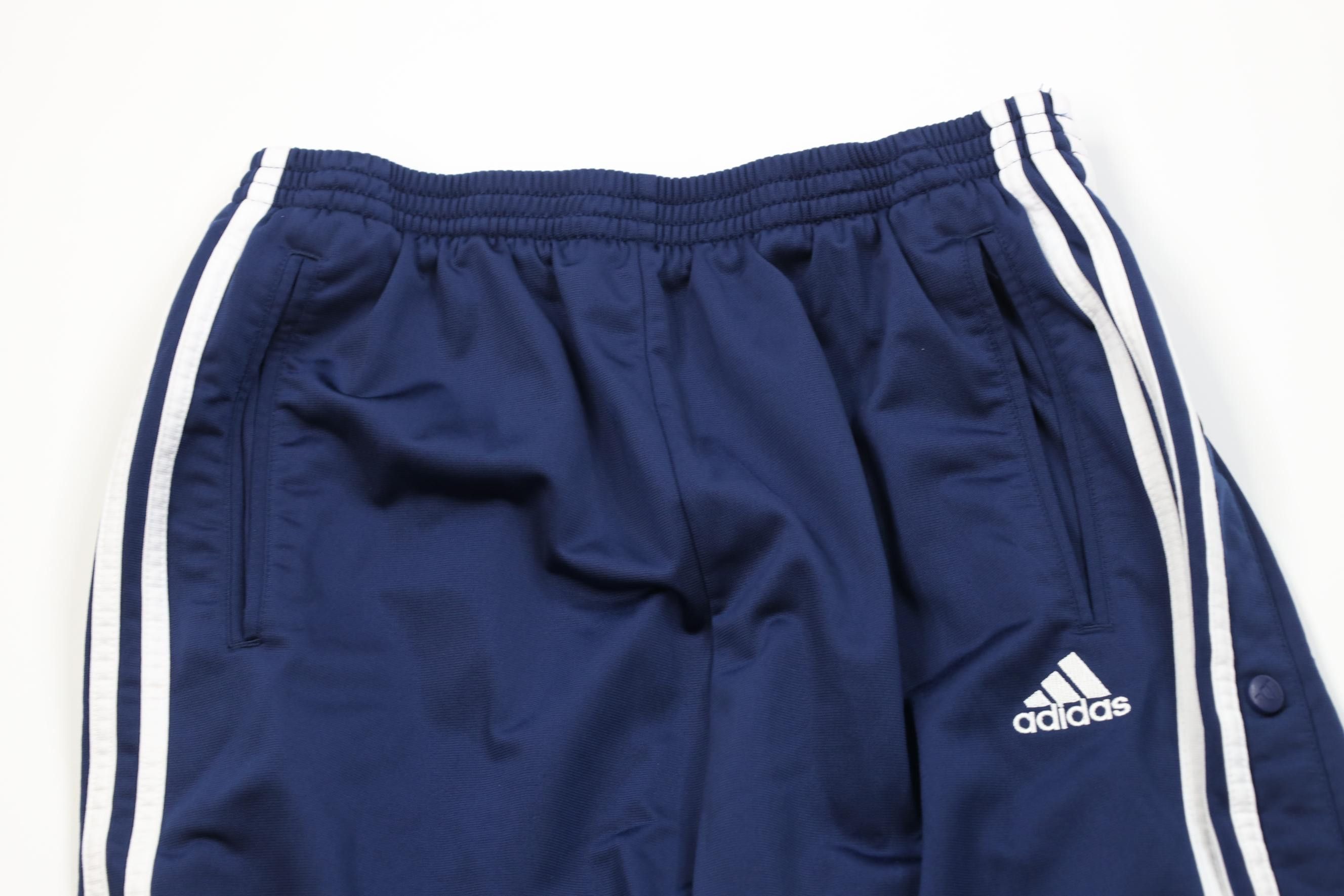 Adidas Vintage Y2K 2001 Adidas Tearaway Sweatpants Pants Blue Size US 36 / EU 52 - 2 Thumbnail