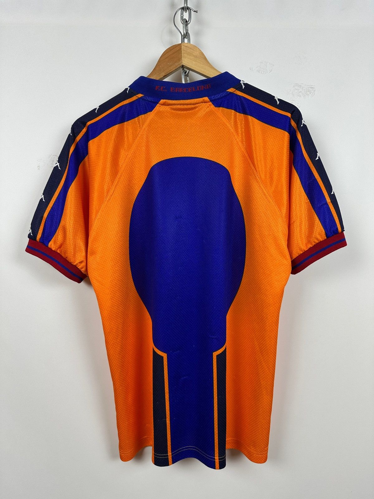 Kappa × Vintage 1997/98 Vintage Kappa FC Barcelona Away Soccer Jersey Size US M / EU 48-50 / 2 - 2 Thumbnail