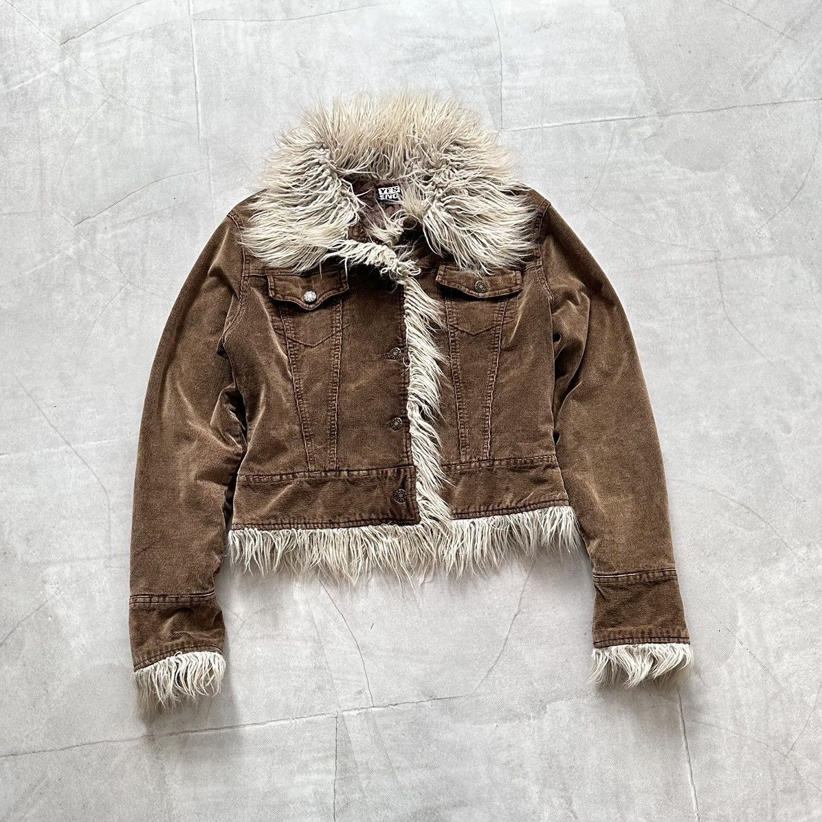 Hysteric Glamour × Undercover Punk Corduroy Faux Fur Jacket Gothic LGB If Six Was Nine Size L / US 10 / IT 46 - 1 Thumbnail