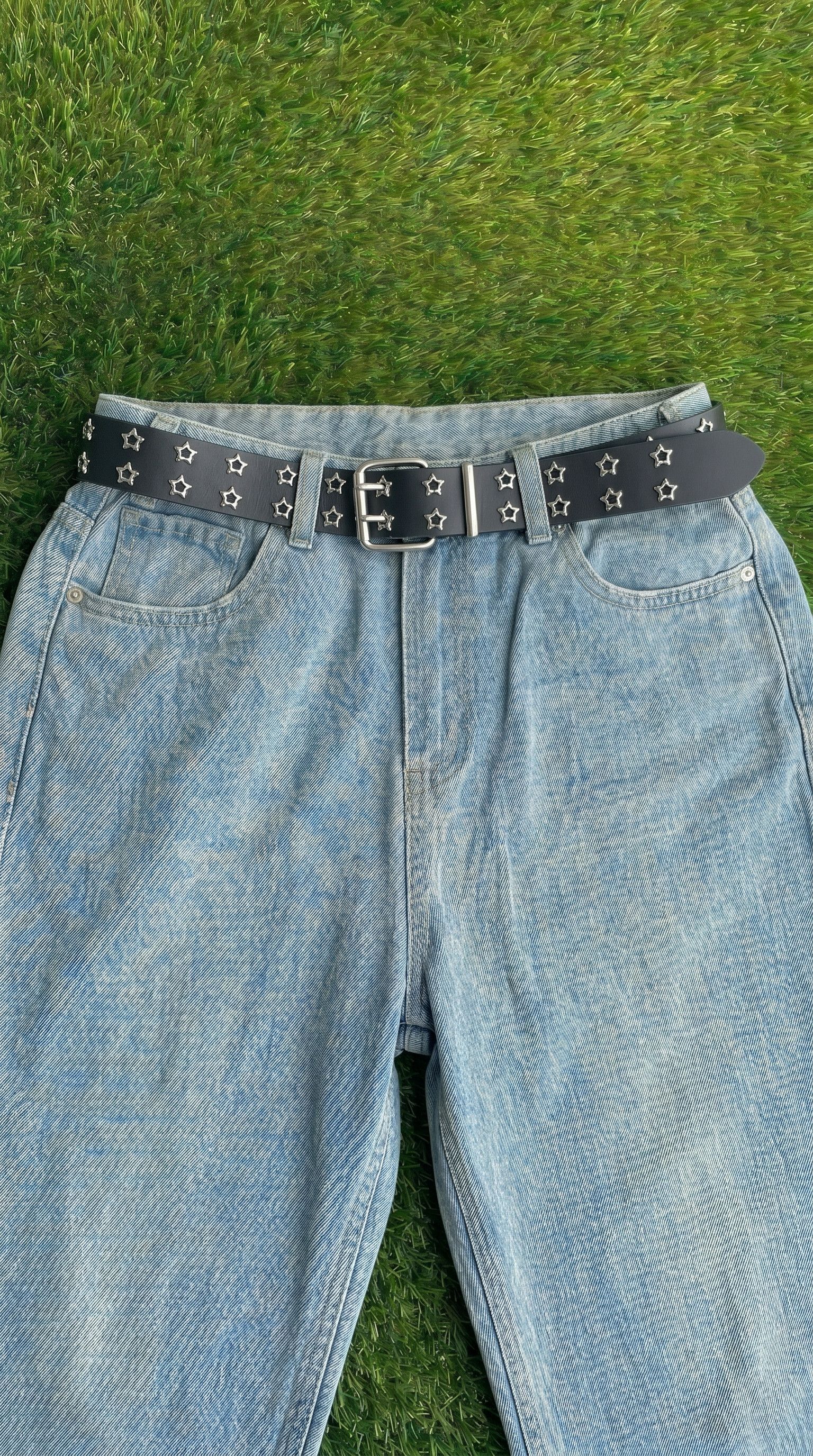 Other Black Star Studded Y2K Punk Belt Size ONE SIZE - 2 Thumbnail