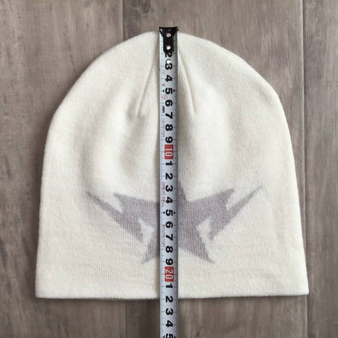 Bape BAPE STA White TWINSTA LOGO beanie knit cap a bathing ape Size ONE SIZE - 5 Thumbnail