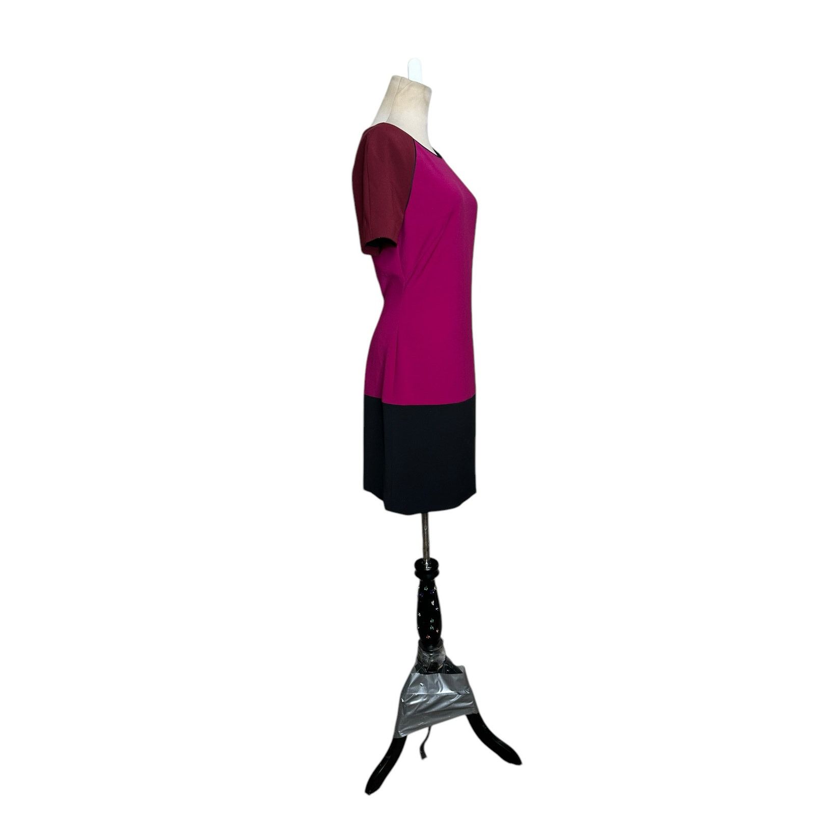 Jonathan Simkhai Purple Black Color Block Cocktail Dress 2