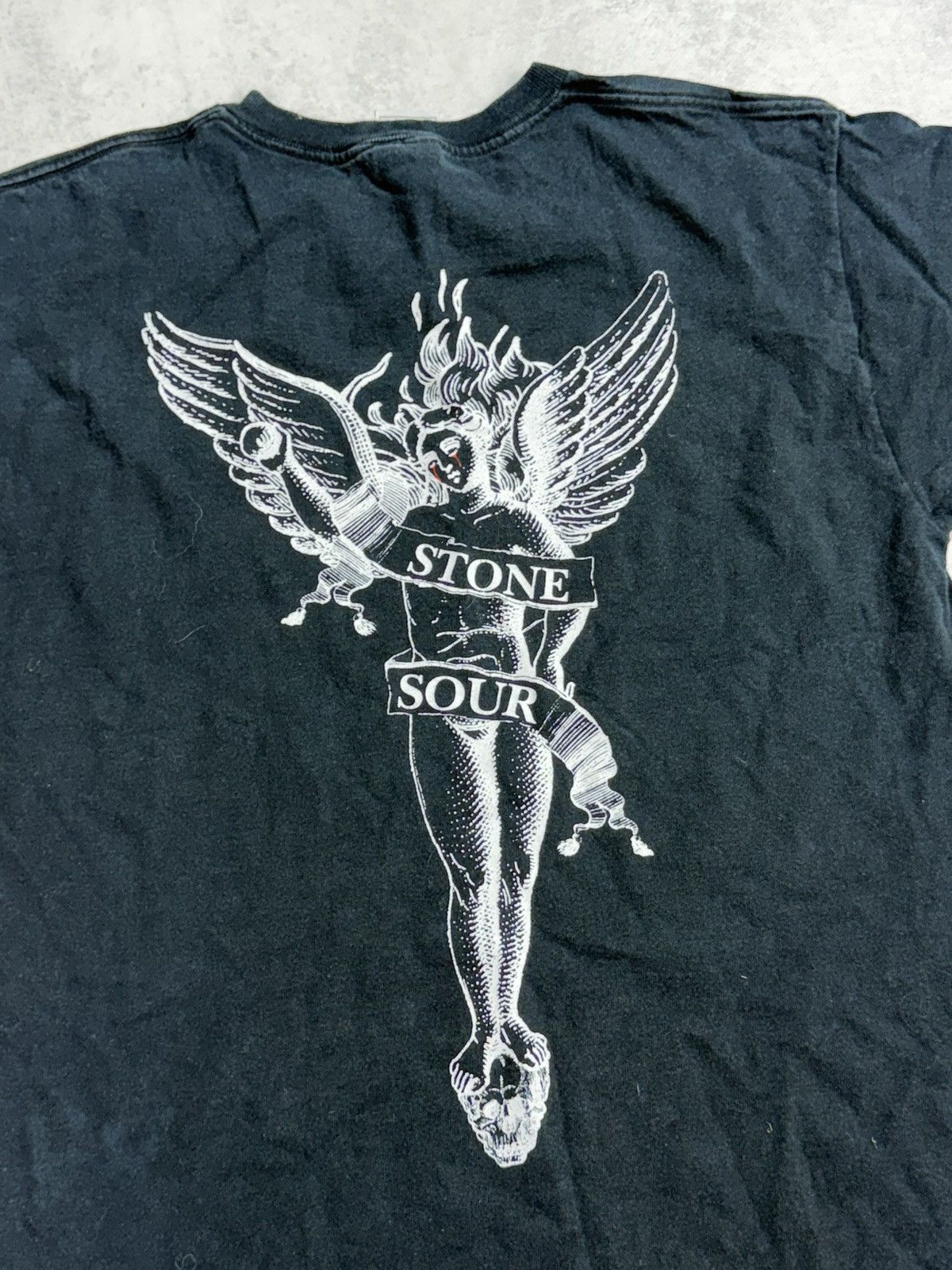 Fruit Of The Loom Vintage 2006 Stone Sour Band T-Shirt | Fruit of the Loom Size US M / EU 48-50 / 2 - 8 Thumbnail