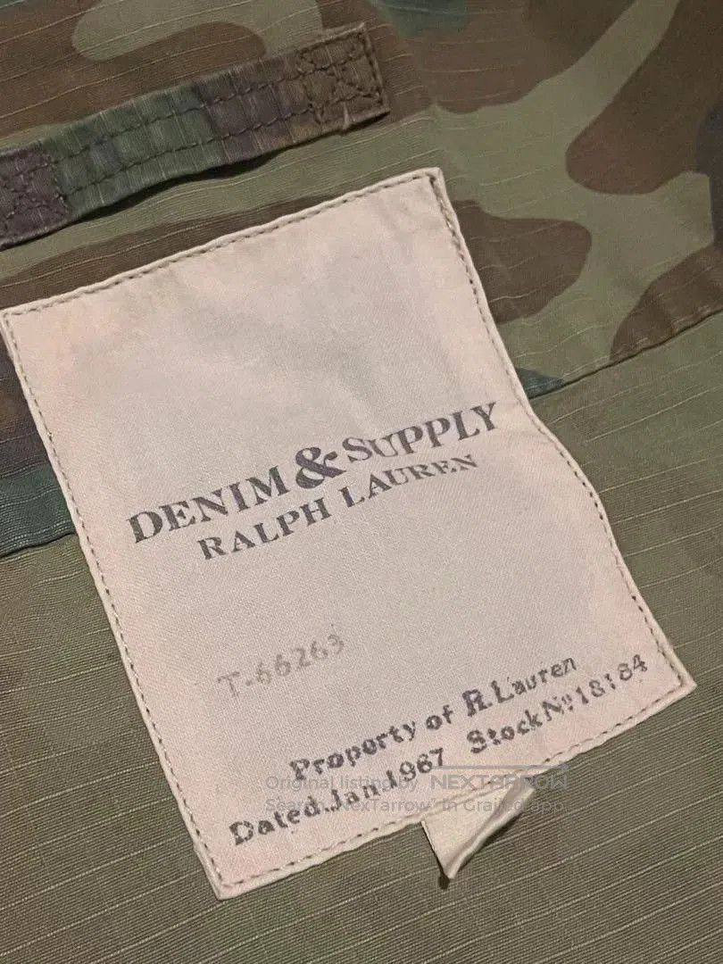 Denim & Supply Ralph Lauren Ralph Lauren Denim Supply Camouflage Military Jacket. Size US XS / EU 42 / 0 - 6 Thumbnail