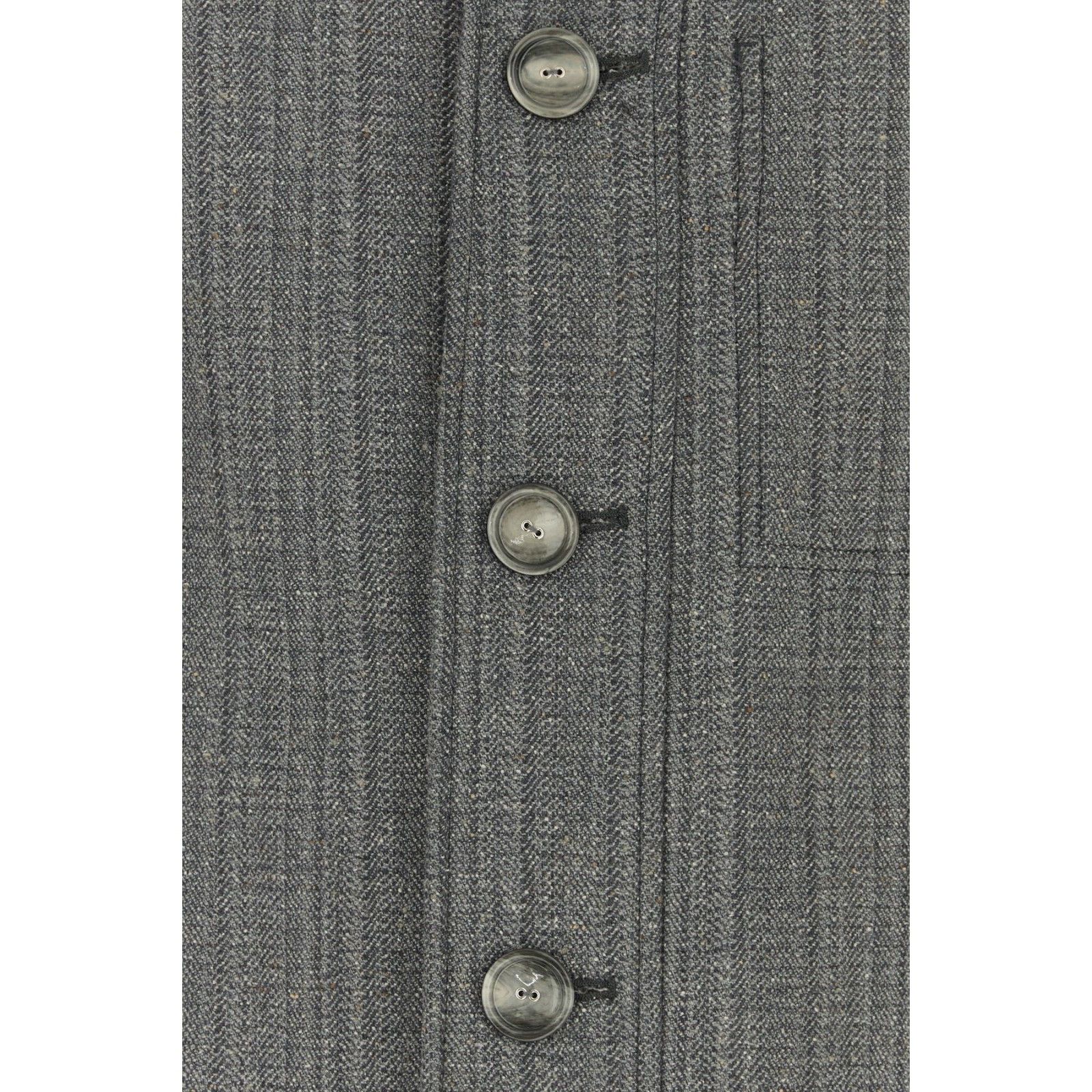 AMI AMI Gray Wool Blend Overcoat New & Authentic (Men's size:L;) Size US L / EU 52-54 / 3 - 3 Thumbnail