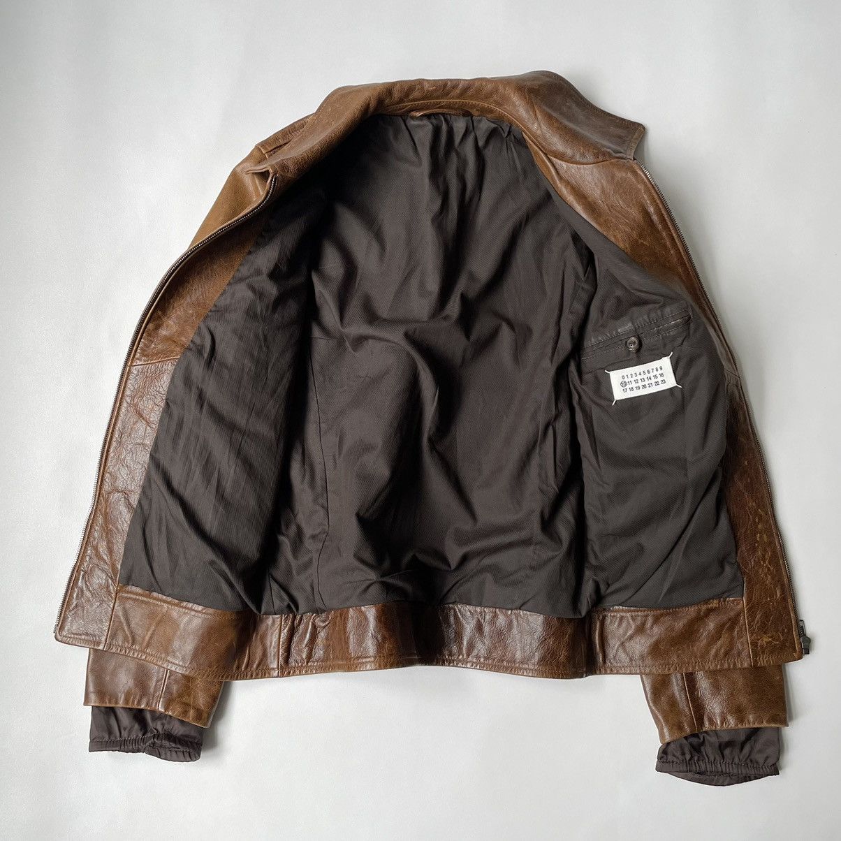 Maison Margiela S/S 2001 Tan Leather Jacket Size US M / EU 48-50 / 2 - 10 Thumbnail