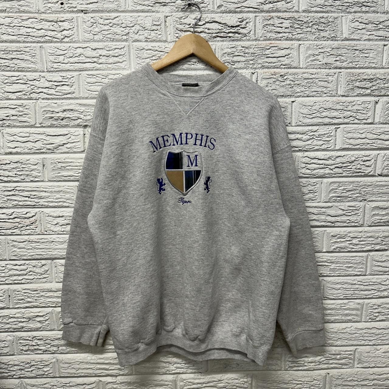 Vintage Vintage Memphis State Tigers Embroidered Sweatshirt XL Size US XL / EU 56 / 4 - 1 Thumbnail