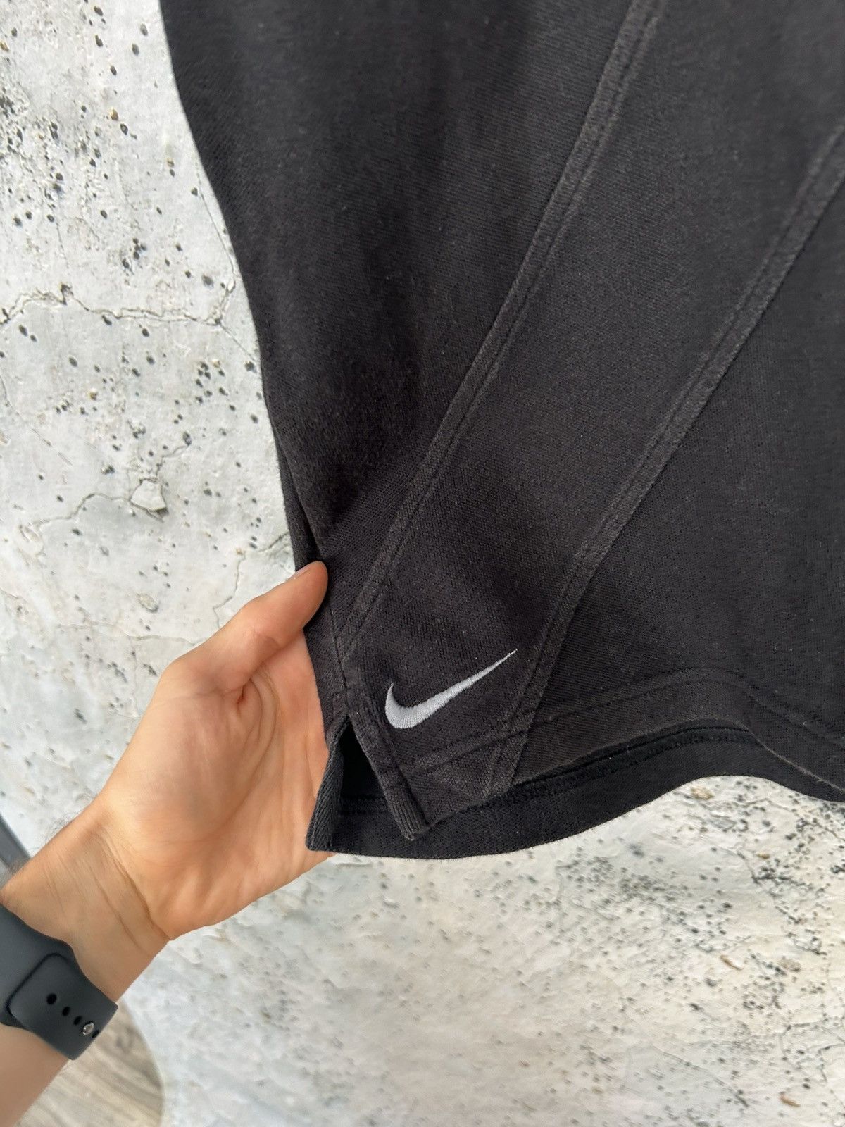 Nike Vintage Nike Streetwear Black Polo Tee Sport Rare 90s Size US XL / EU 56 / 4 - 5 Thumbnail