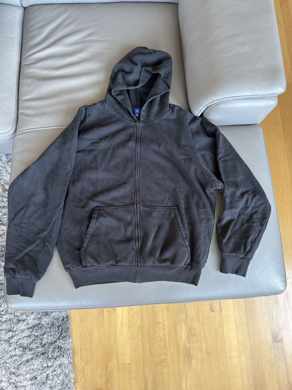 Gap × Yeezy Season Yeezy x Gap Zip Up Hoodie (2024 Unreleased) Size L Black  | Grailed