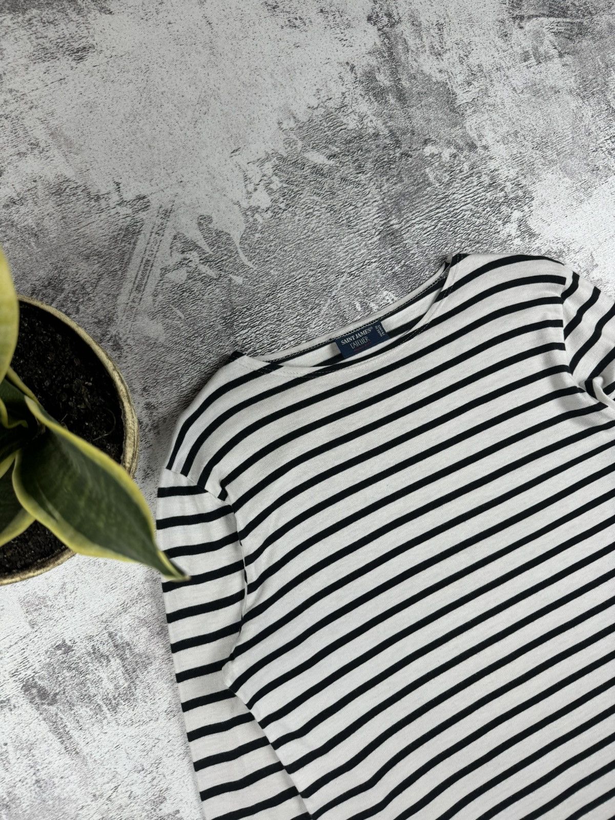 Saint James Vintage 90S Made in France Saint James Striped Longsleeve Size S / US 4 / IT 40 - 8 Thumbnail