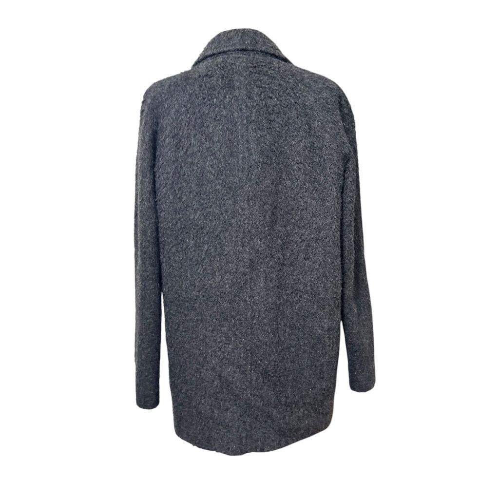 Madewell Madewell Wool Blend Coat Midi 4 Gray Preppy EUC Classic Fuzz Size S / US 4 / IT 40 - 5 Thumbnail