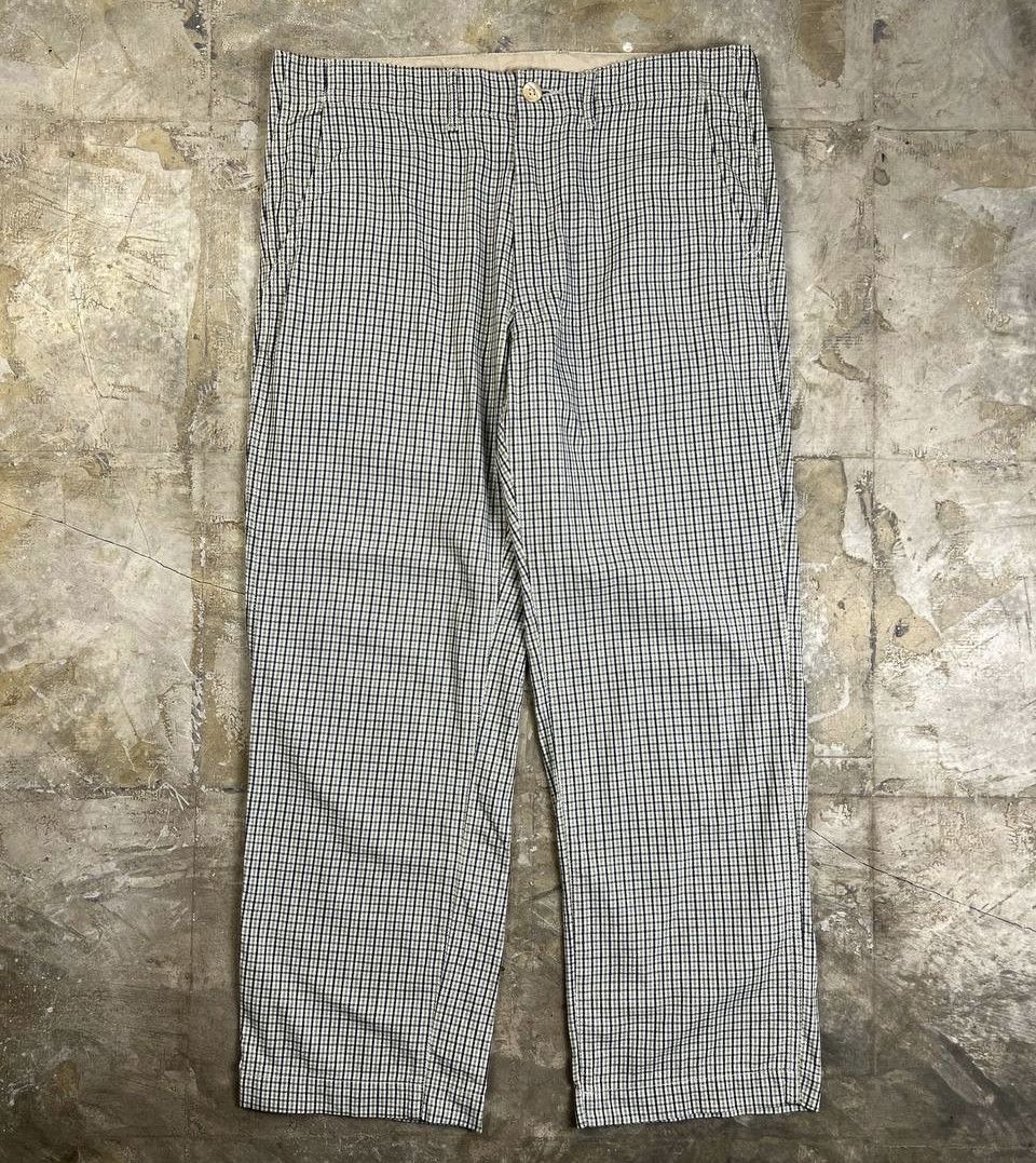 45rpm 45rpm - Gingham Check Logo Trouser Size 34" / US 12 / IT 48 - 1 Thumbnail