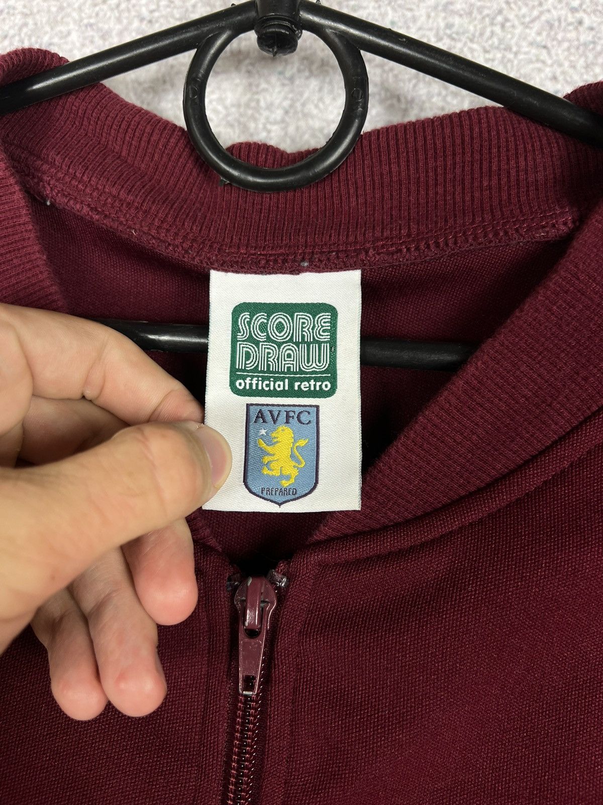 Vintage Vintage Aston Villa Soccer Track Jacket Football Kit Size US L / EU 52-54 / 3 - 5 Thumbnail