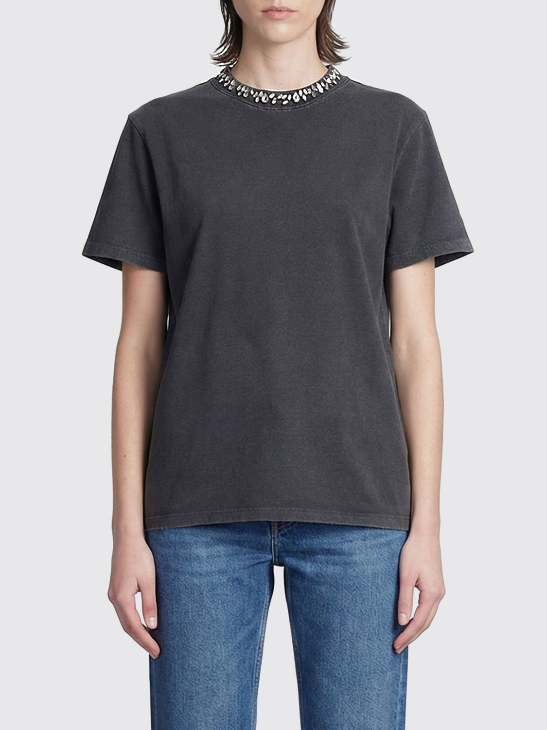 Golden Goose Golden Goose T-Shirt Woman Grey Size S / US 4 / IT 40 - 1 Thumbnail