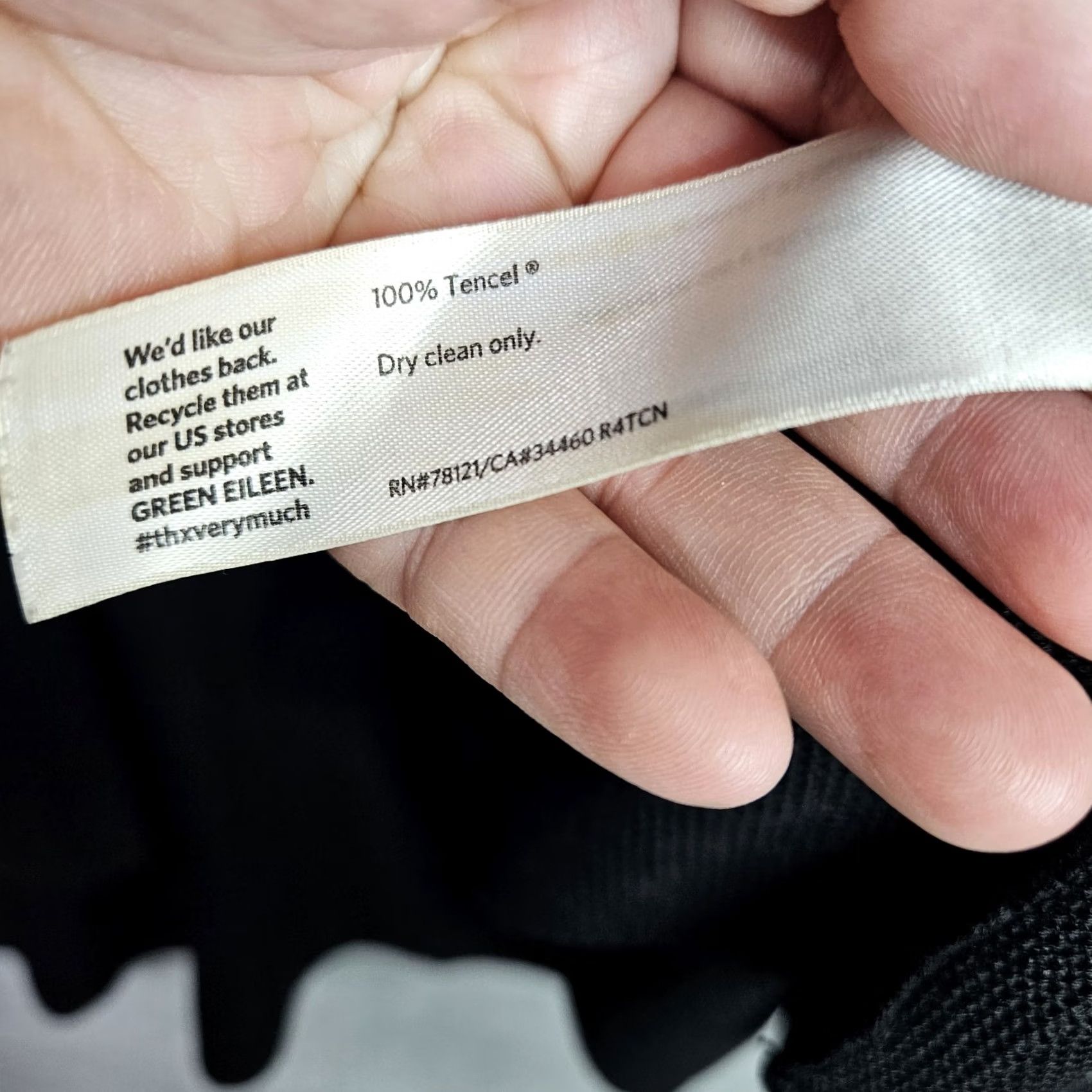Eileen Fisher Eileen Fisher Black Woven Long Open Front Cardigan Size M Size M / US 6-8 / IT 42-44 - 6 Thumbnail