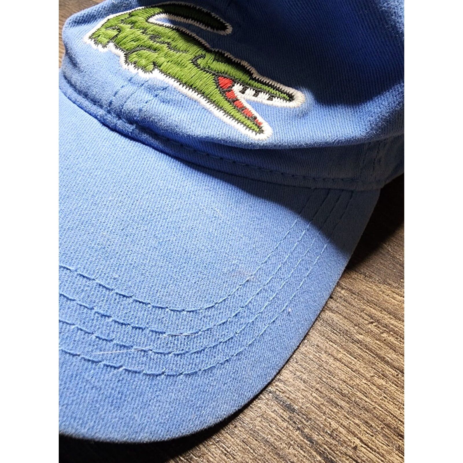 Lacoste VINTAGE Lacoste Blue Big Logo Baseball Cap Hat Adjustable Lightweight Mens Size ONE SIZE - 2 Thumbnail