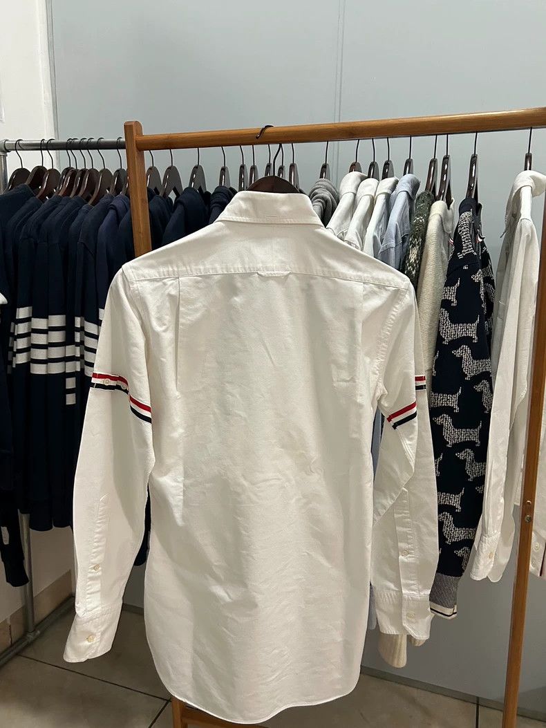 Thom Browne thom browneClassic double-sleeved white shirt 2503-Nextarro Size US XS / EU 42 / 0 - 2 Thumbnail