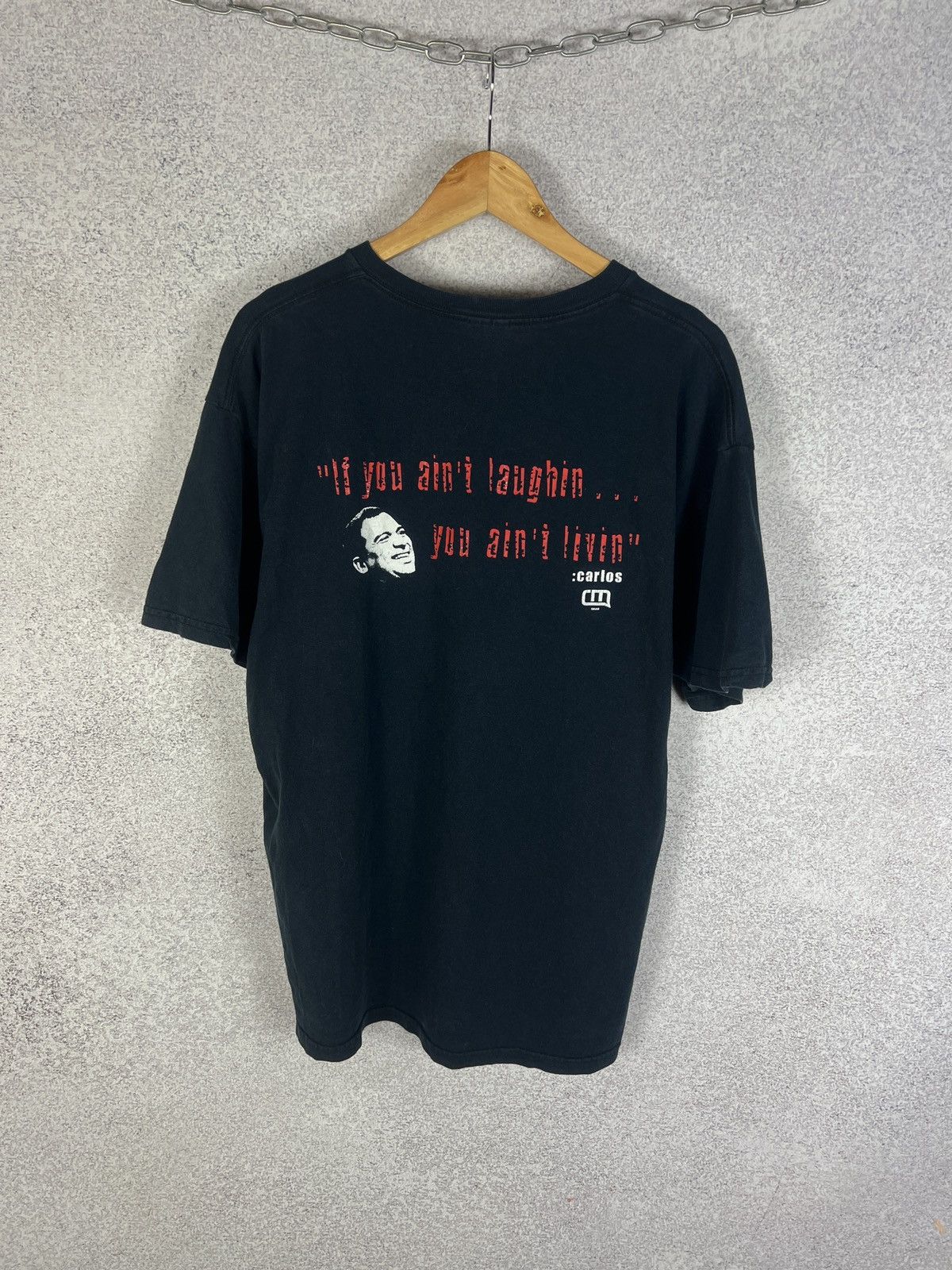 Vintage Vintage Carlos Mencia Comedy Central Humor Tee Size US XL / EU 56 / 4 - 2 Thumbnail