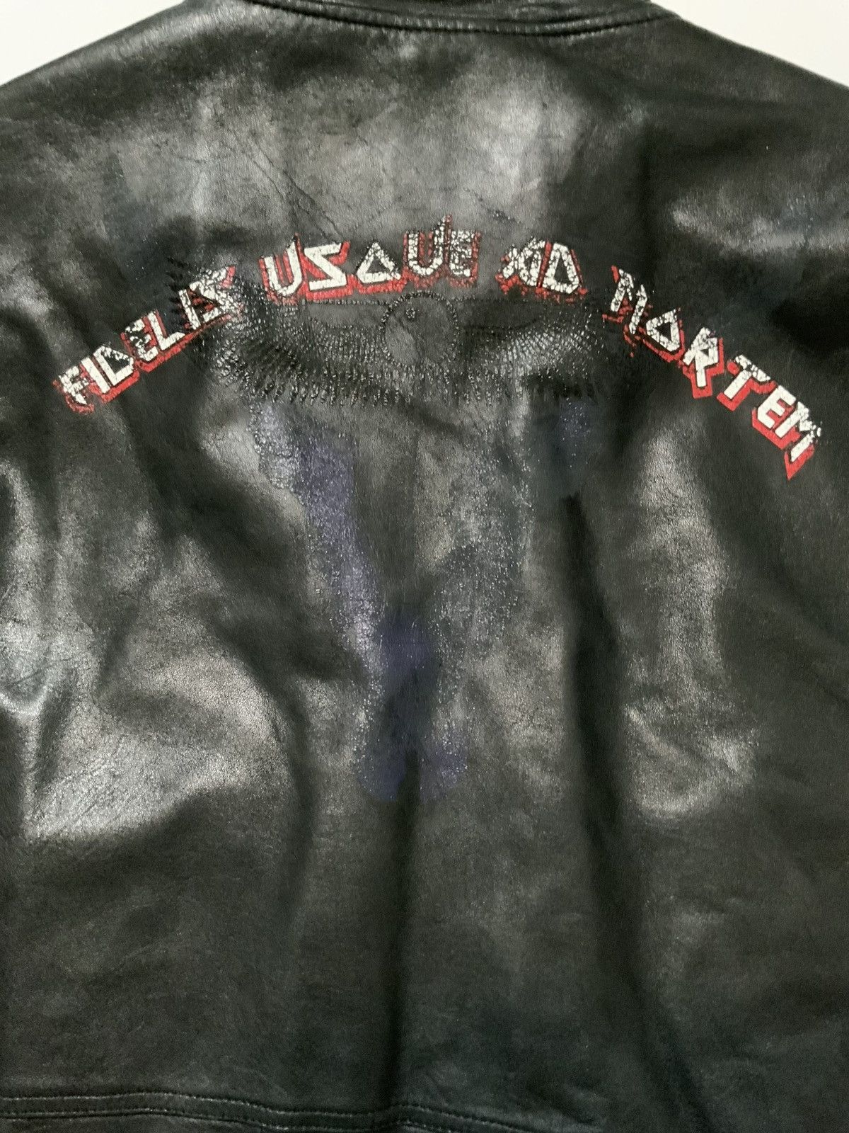 Buckler Andrew Buckler Faithful Unto Death Leather Motorcycle Jacket Size US M / EU 48-50 / 2 - 11 Thumbnail