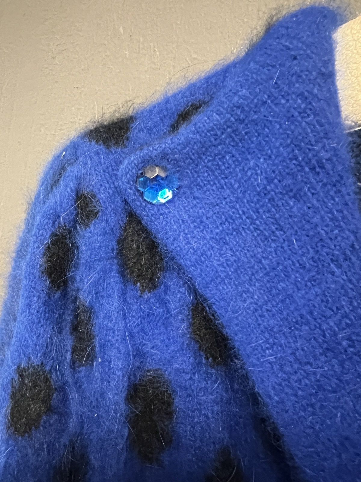 Vintage Vintage mohair shoulder cardigan Size US M / EU 48-50 / 2 - 3 Thumbnail