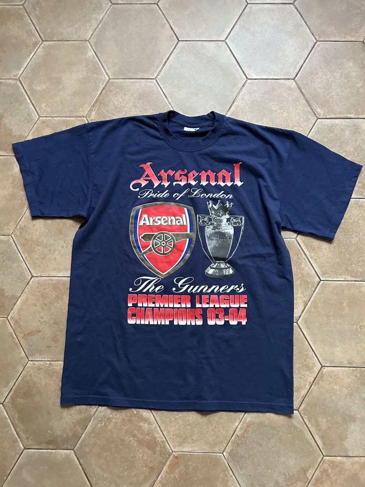 Chelsea Soccer Vintage Arsenal Double Winners T-Shirts Size US L / EU 52-54 / 3 - 1 Thumbnail