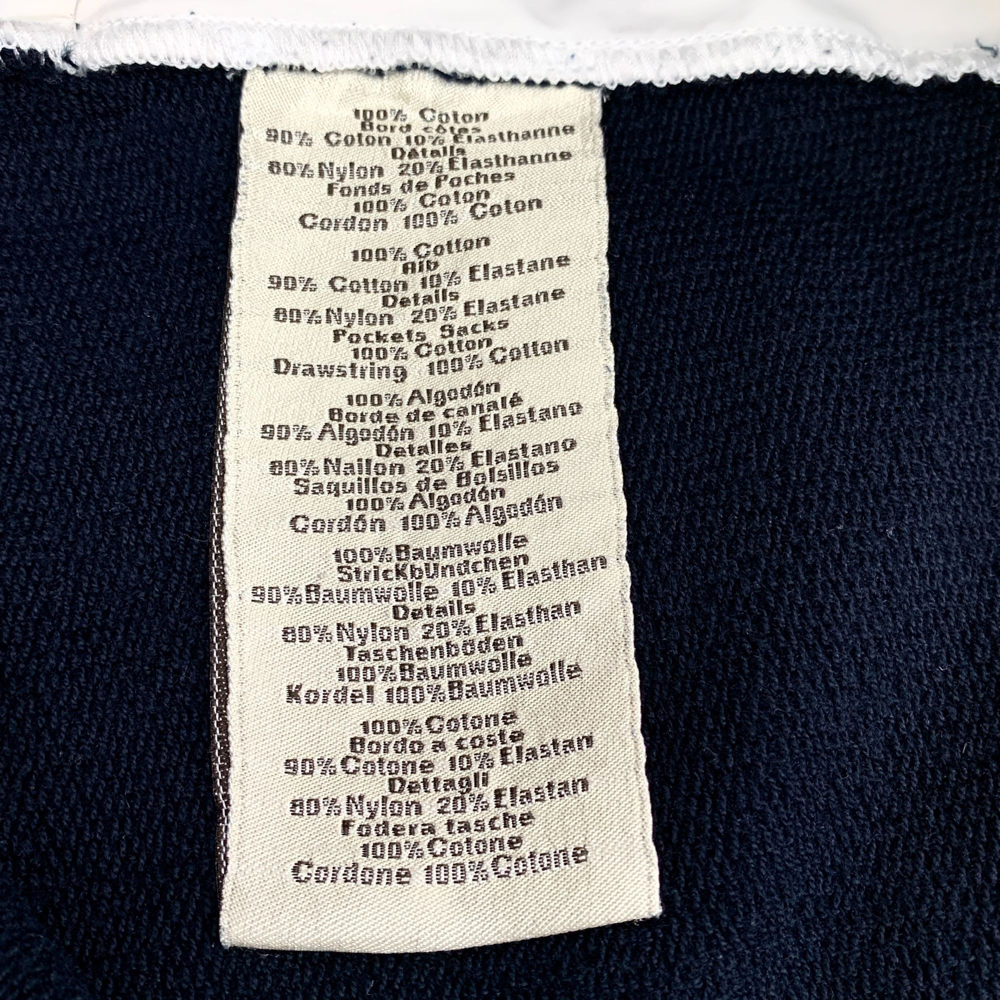 Hermès Navy Blue Cotton Drawstring Casual Shorts S