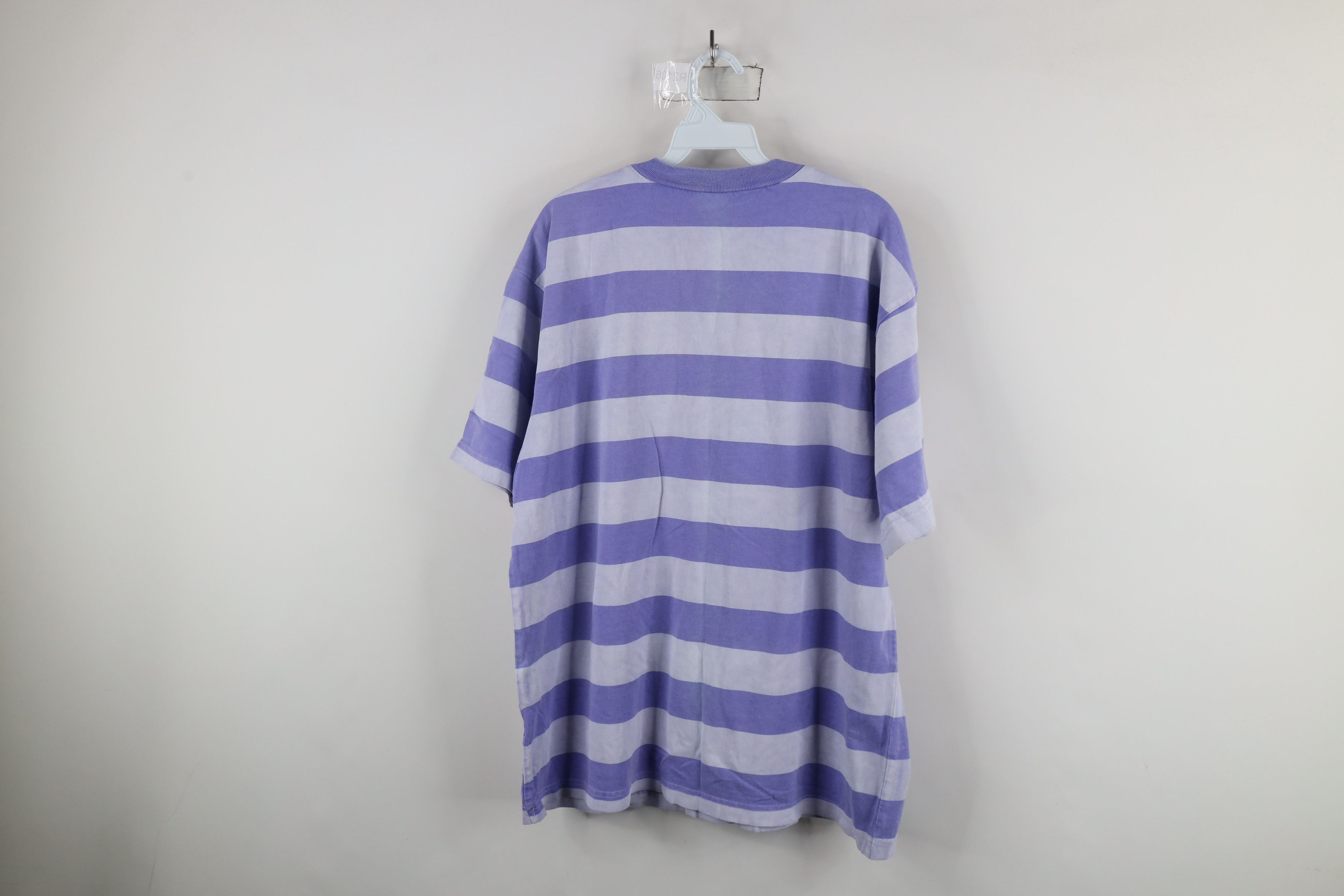 Vintage Vintage 90s Streetwear Baggy Striped T-Shirt Cotton USA Size US M / EU 48-50 / 2 - 8 Thumbnail