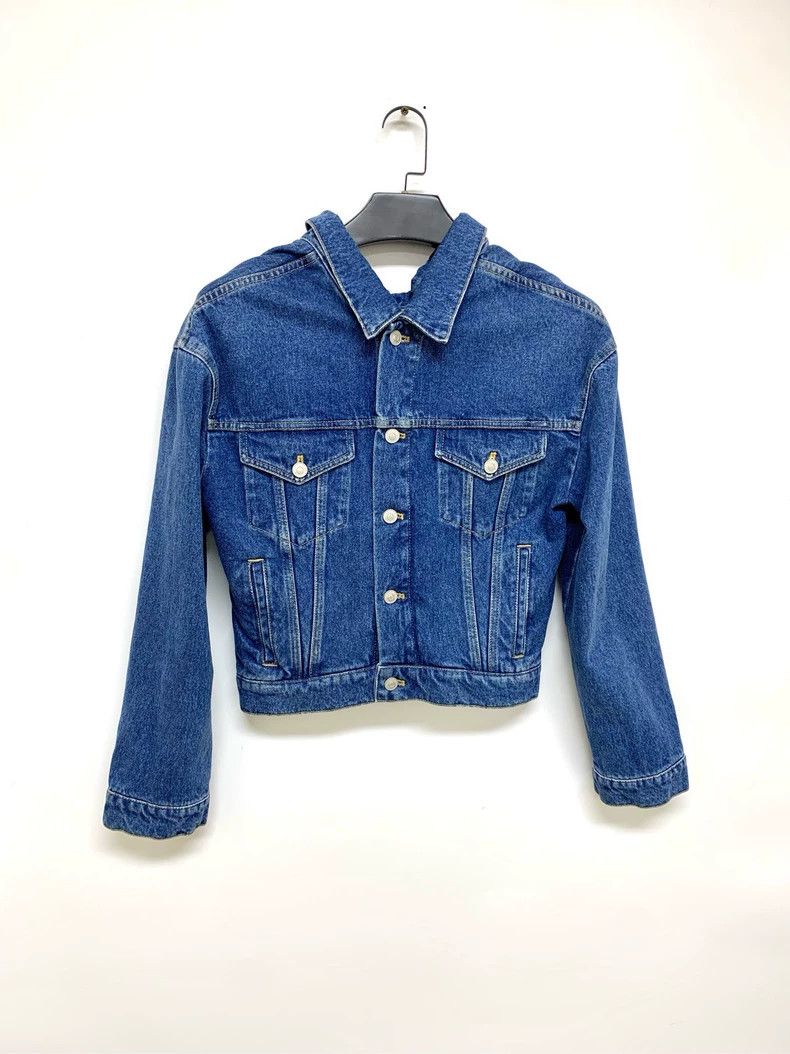 Balenciaga Balenciaga size 36 Blue simple denim jacket Size S / US 4 / IT 40 - 1 Thumbnail