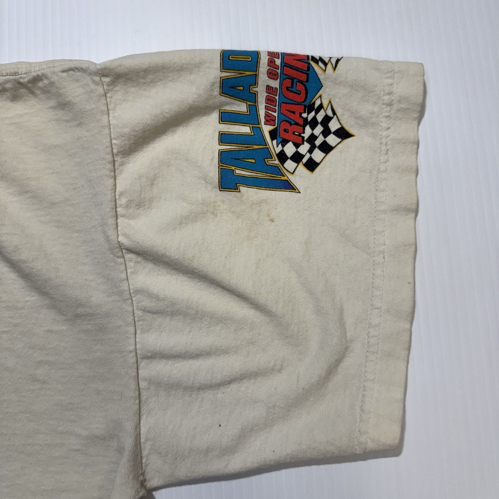 Jerzees Vintage 1996 TALLDEGA BAMA WIDE OPEN CAR NASCAR SHIRT Size US XL / EU 56 / 4 - 9 Thumbnail