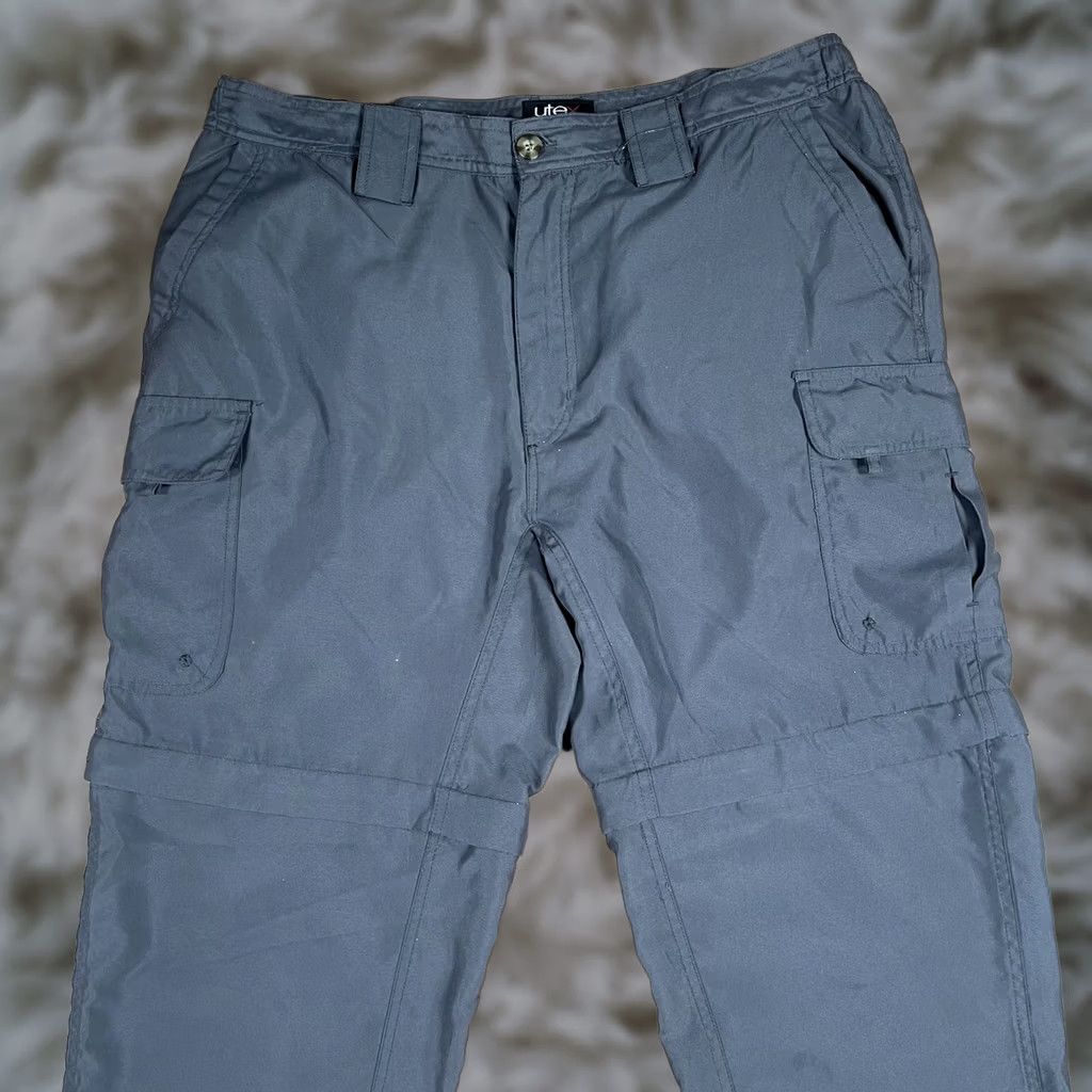 Vintage Utex Canada Convertible Cargo Pants Shorts Mens L Large 36-38 Gray Poly Cargo Pocket Zip-off Leg Hiking Fishing Shirts? Size US 33 - 1 Thumbnail