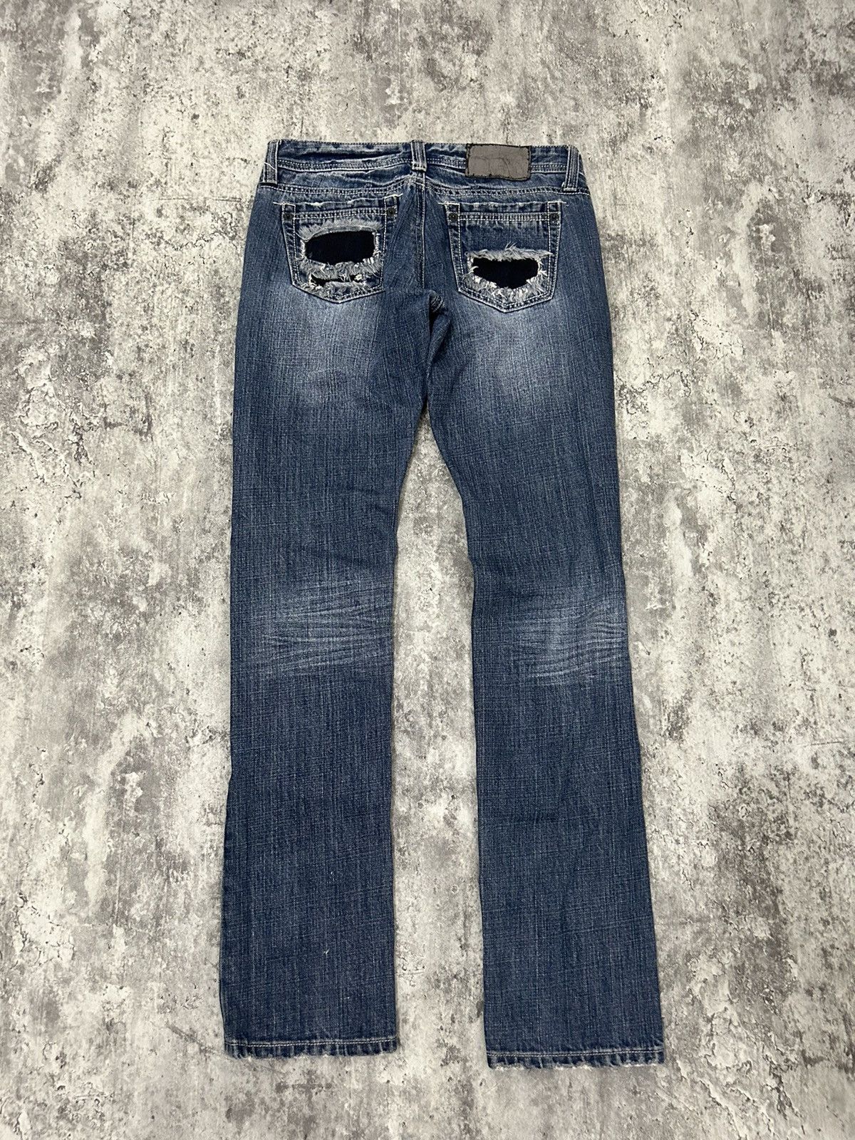 Japanese Brand Cecil Mc Bee Distressed Jeans Size 29" - 2 Thumbnail