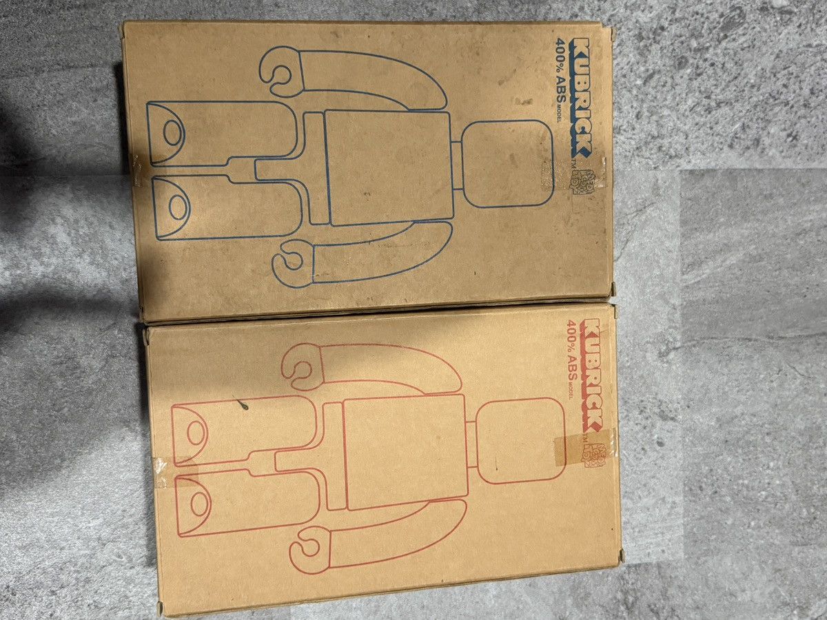 Medicom Toy 400% KUBRICK ABS MODEL RED & BLUE SET Size ONE SIZE - 10 Thumbnail