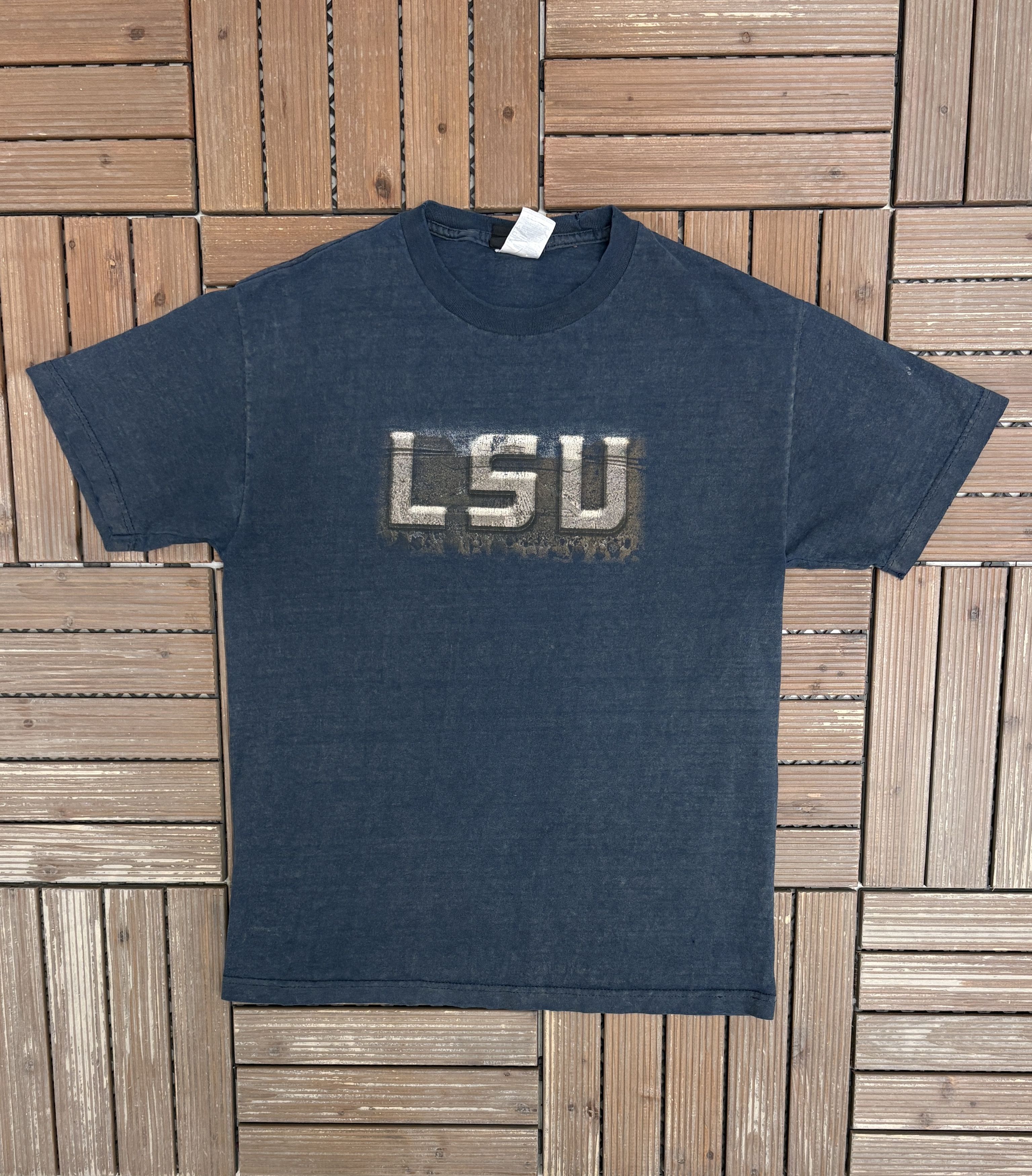 Vintage LSU Tigers Football Vintage Black T-Shirt Tee Size US L / EU 52-54 / 3 - 1 Thumbnail