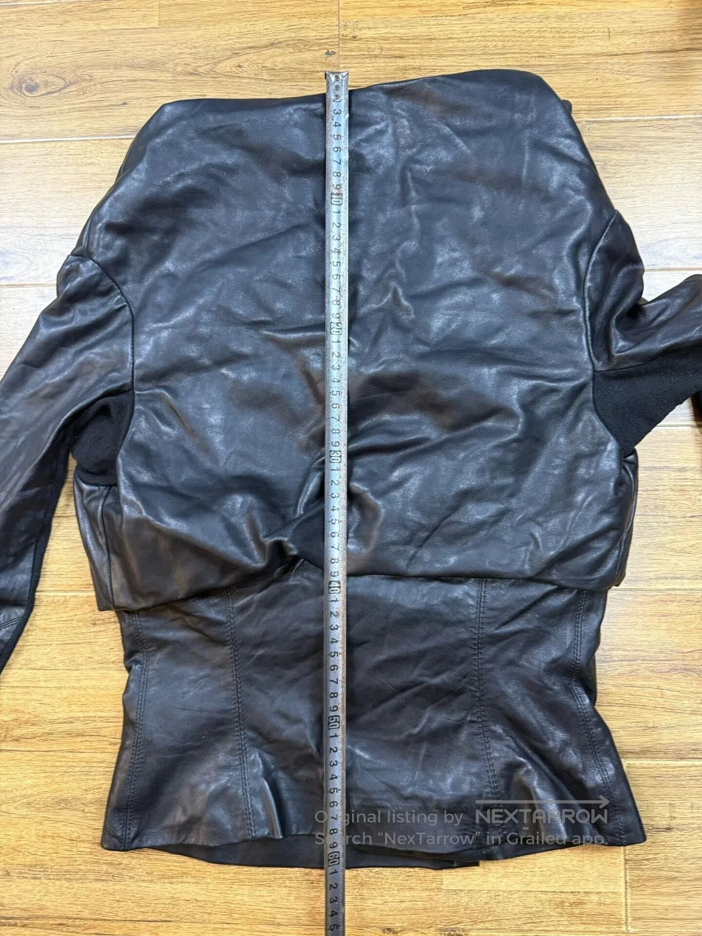 Rick Owens Rick Owens Classic Dark Fashion Leather Jacket. Size US M / EU 48-50 / 2 - 7 Thumbnail