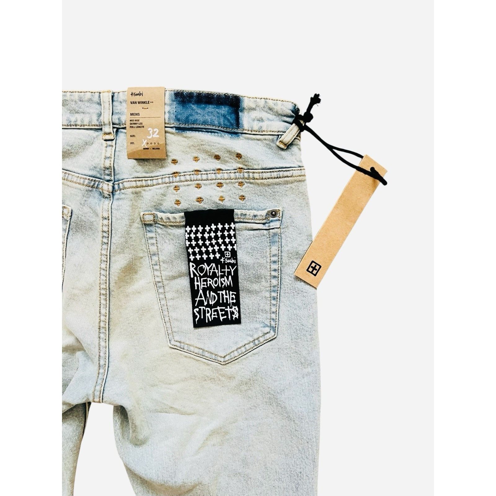Ksubi Ksubi Jeans Mens Van Winkle Skinny Leg Light Blue Size 32/32 Size US 32 / EU 48 - 4 Thumbnail